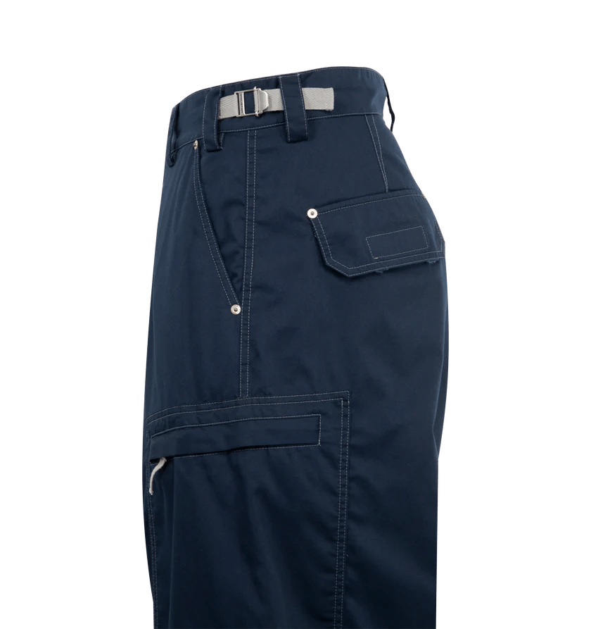 Balenciaga o1h1sh11225 Utility Pants Work in Navy Blue Size US 34 / EU 50 - 3 Thumbnail