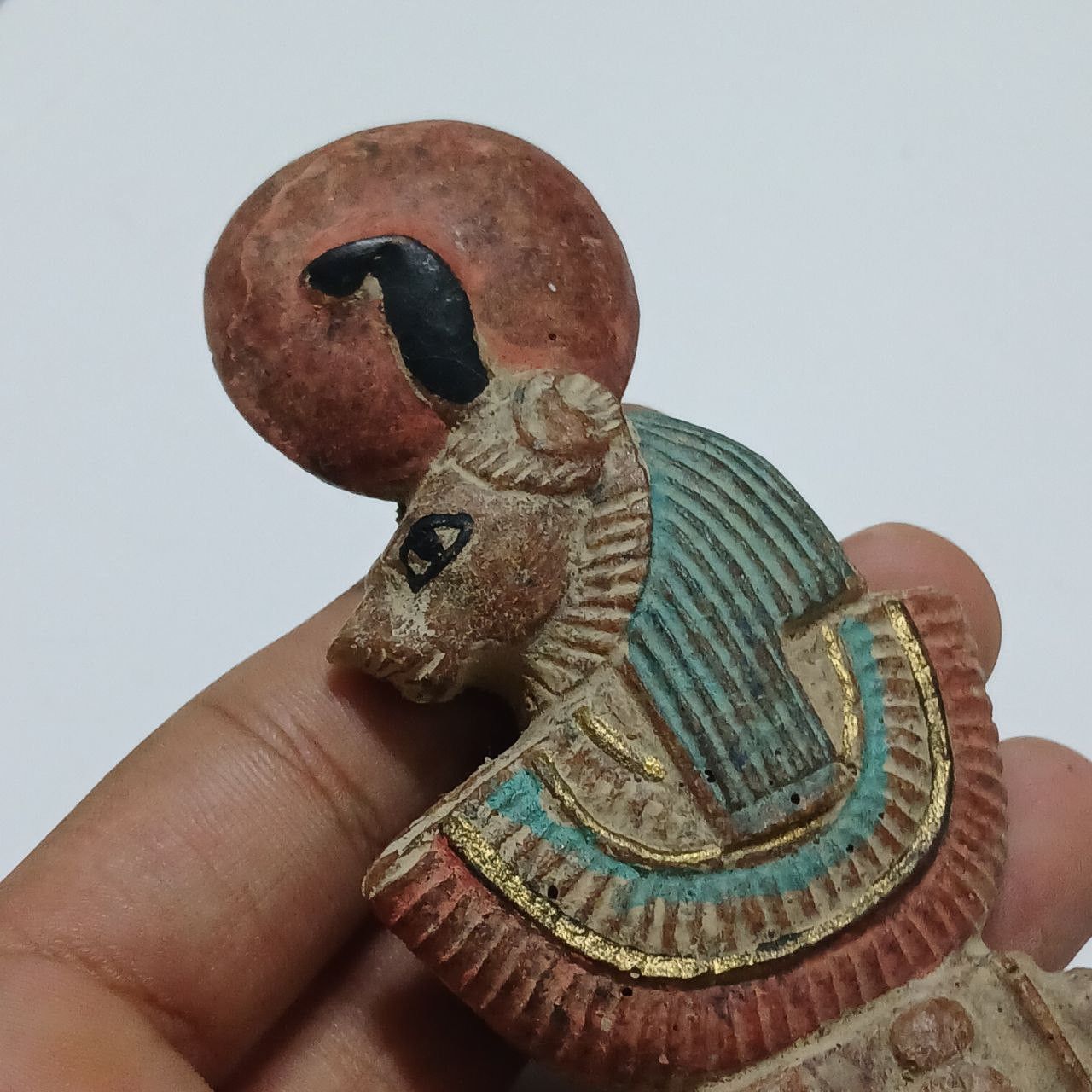 Handmade Handcrafted Egyptian figure with intricate patterns Size ONE SIZE - 9 Thumbnail