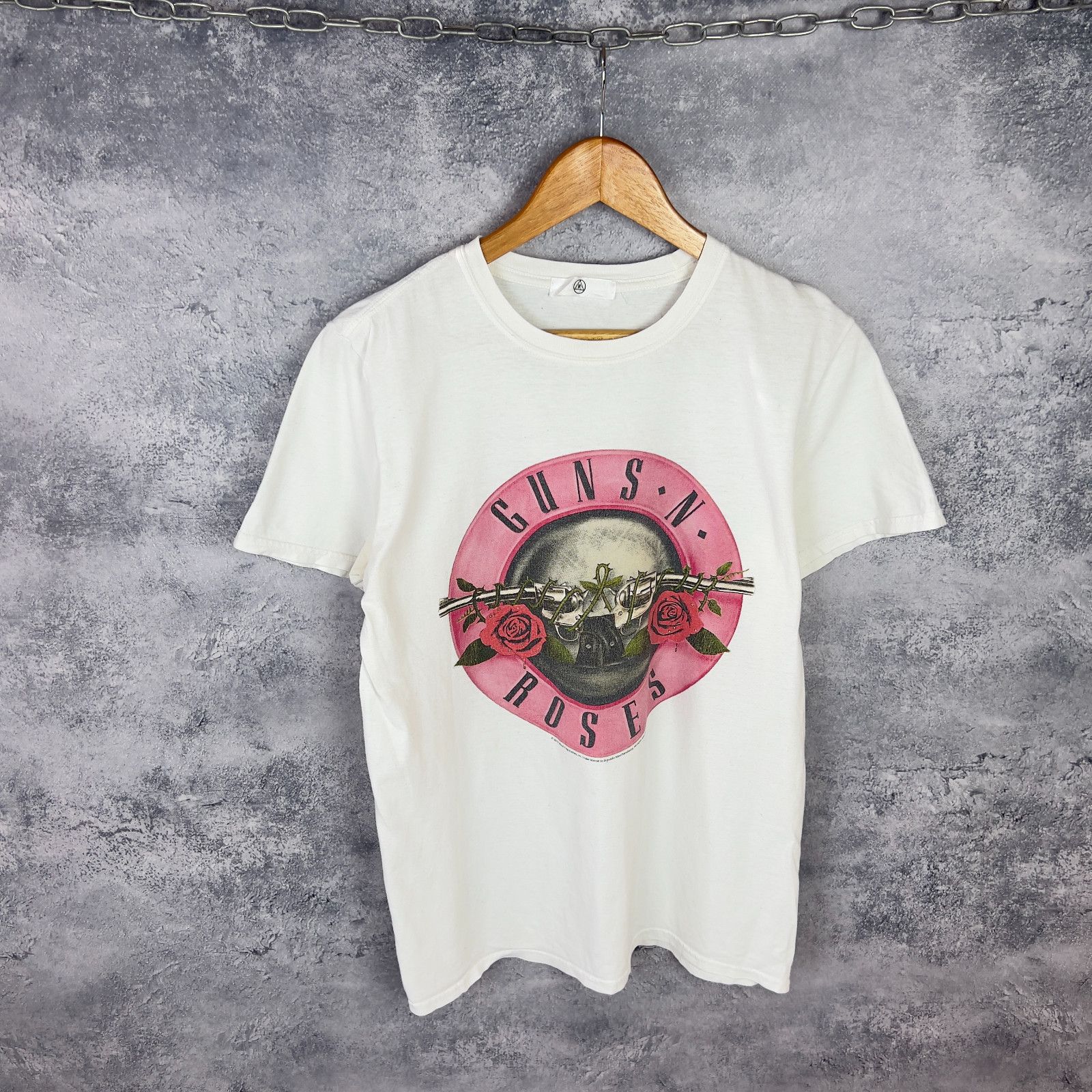 Guns N' Roses Guns N Roses Tee Men's Size M White Cotton Short Sleeve` Size US M / EU 48-50 / 2 - 1 Thumbnail