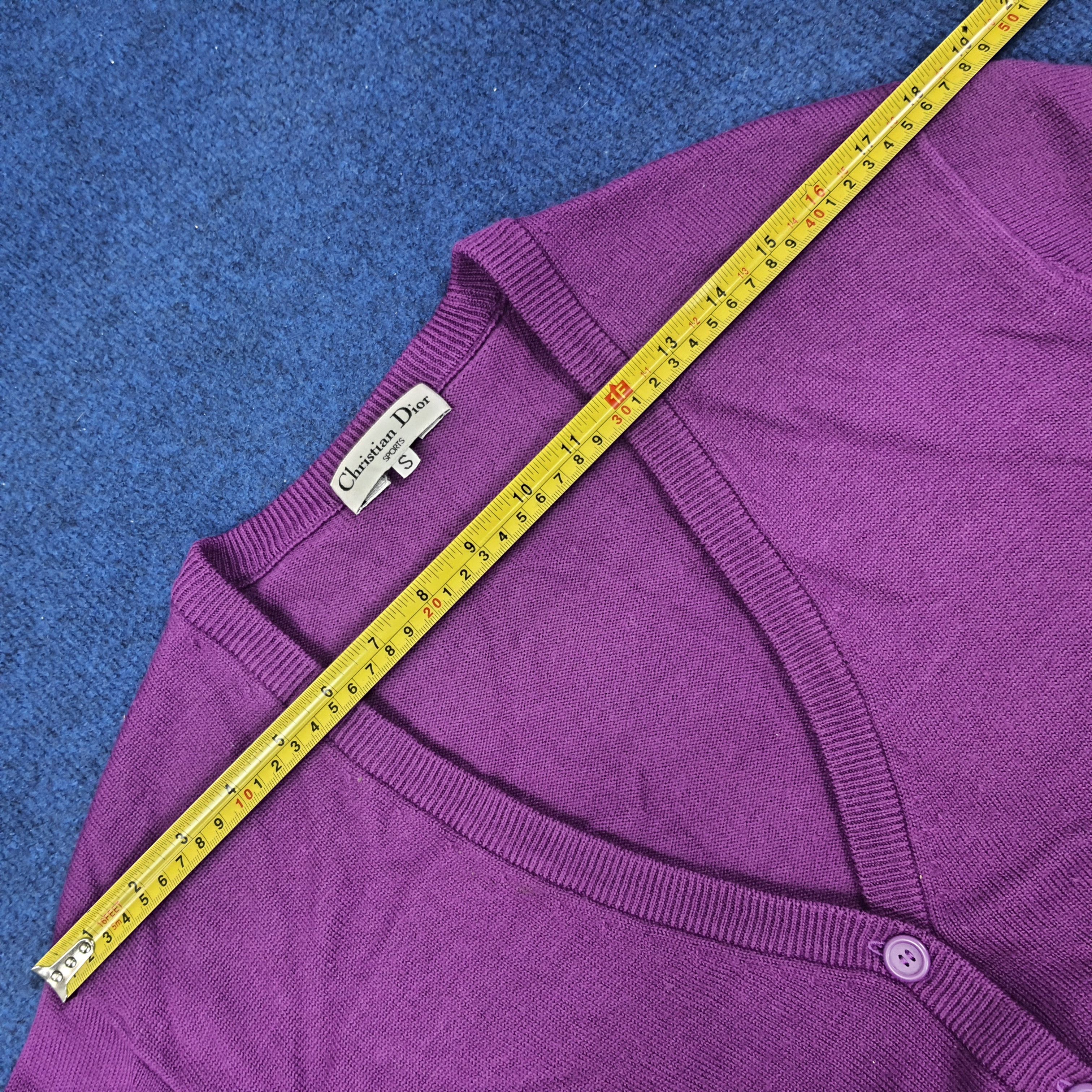 Christian Dior Monsieur × Vintage Vintage Christian Dior Sport Designer Cardigan C233N2 Size US S / EU 44-46 / 1 - 9 Thumbnail