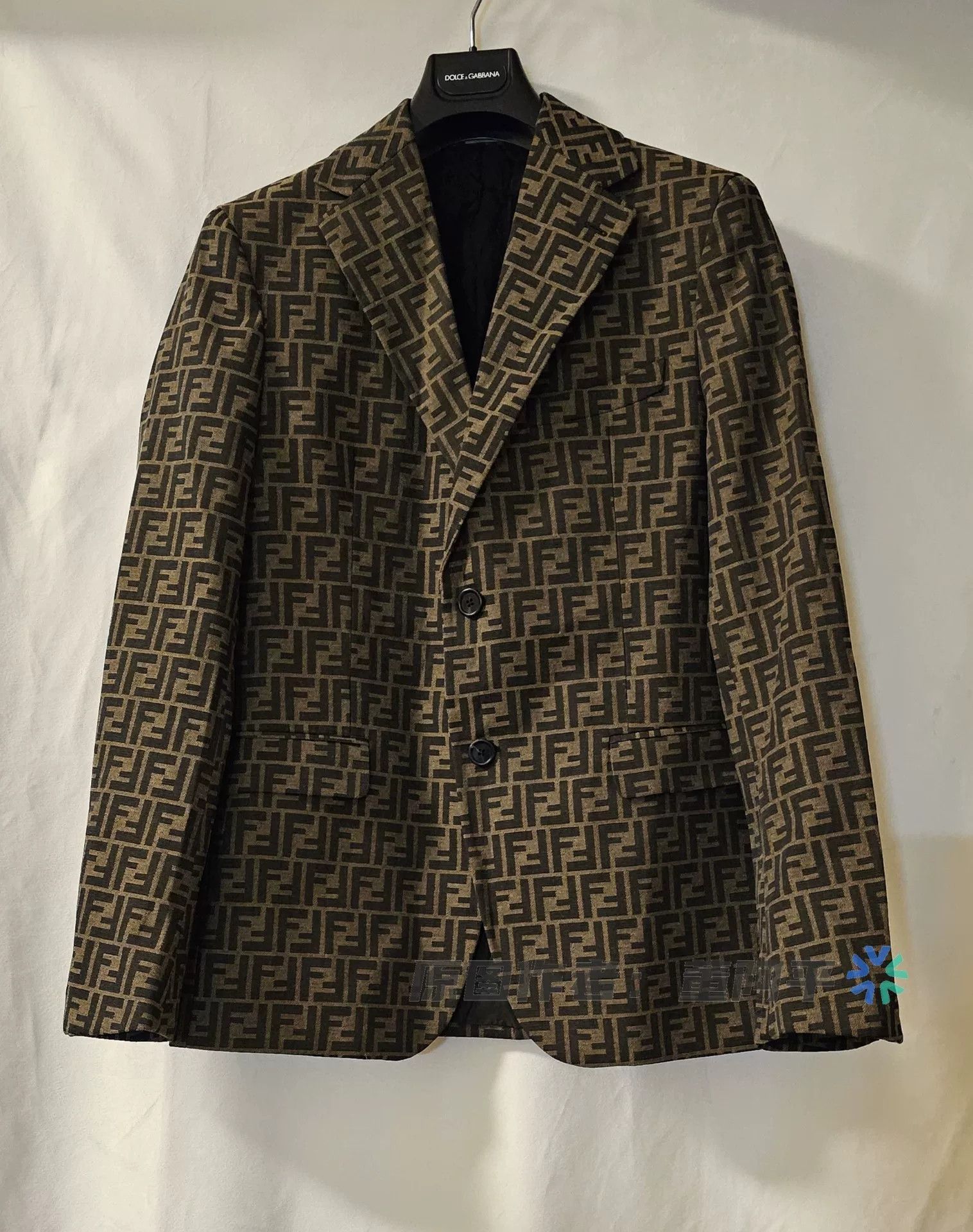 Fendi Fendi Monogram Suit Jacket and Pants Set Size US L / EU 52-54 / 3 - 2 Thumbnail