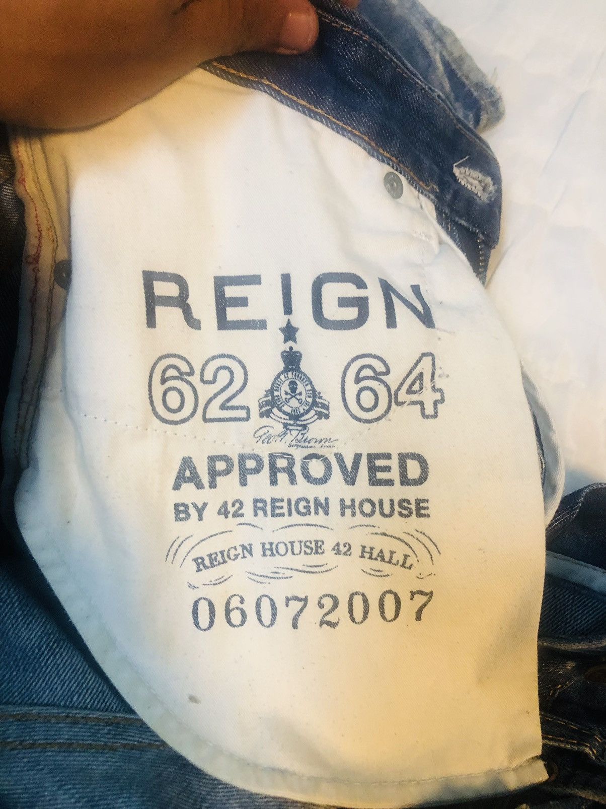 Reign + Storm × Vintage Reign Studio Distressed Denim (3) Size US 30 / EU 46 - 17 Thumbnail