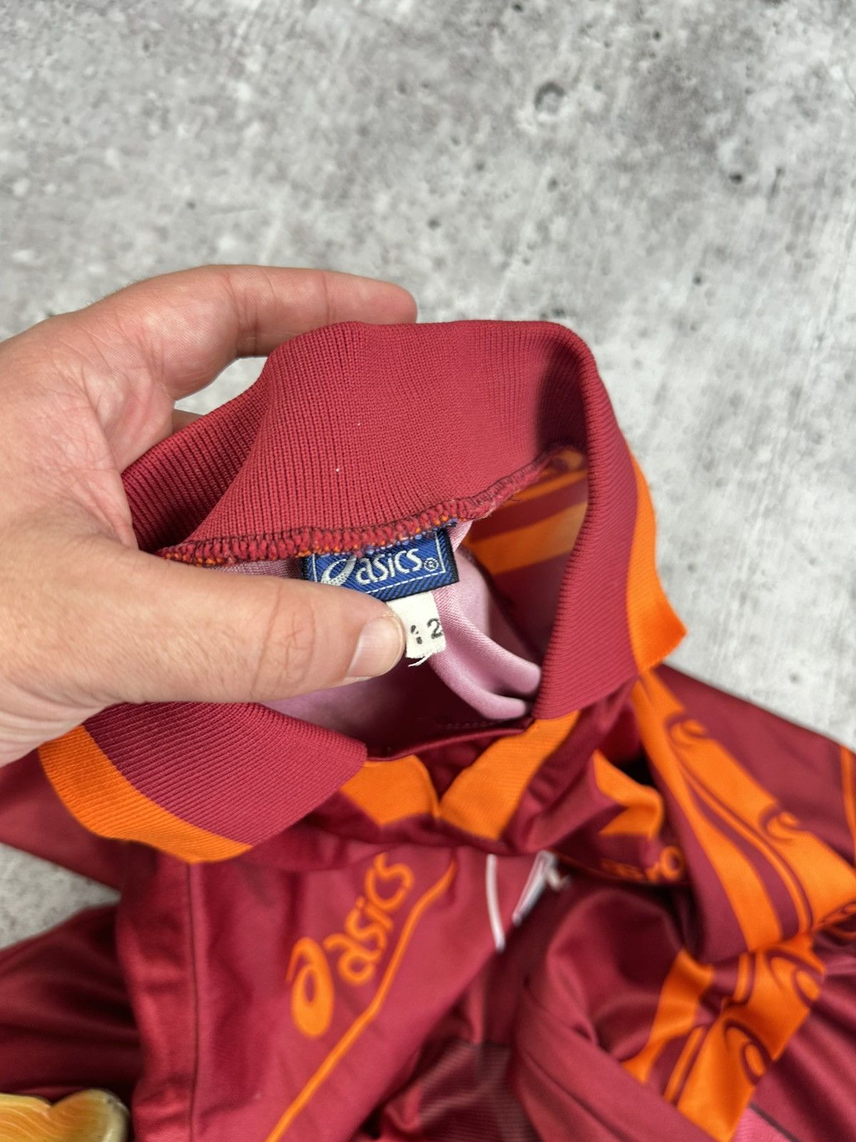 Asics 1995/96 Asics AS Roma Vintage Long Sleeve Soccer Jersey Size US M / EU 48-50 / 2 - 9 Thumbnail