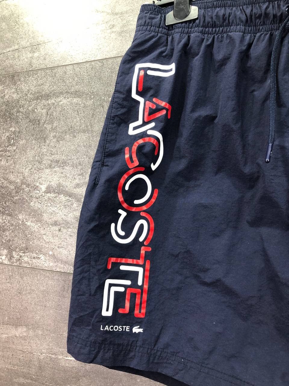 Lacoste Lacoste Vintage Mens Shorts Big Logo crocodile Size US 32 / EU 48 - 4 Thumbnail