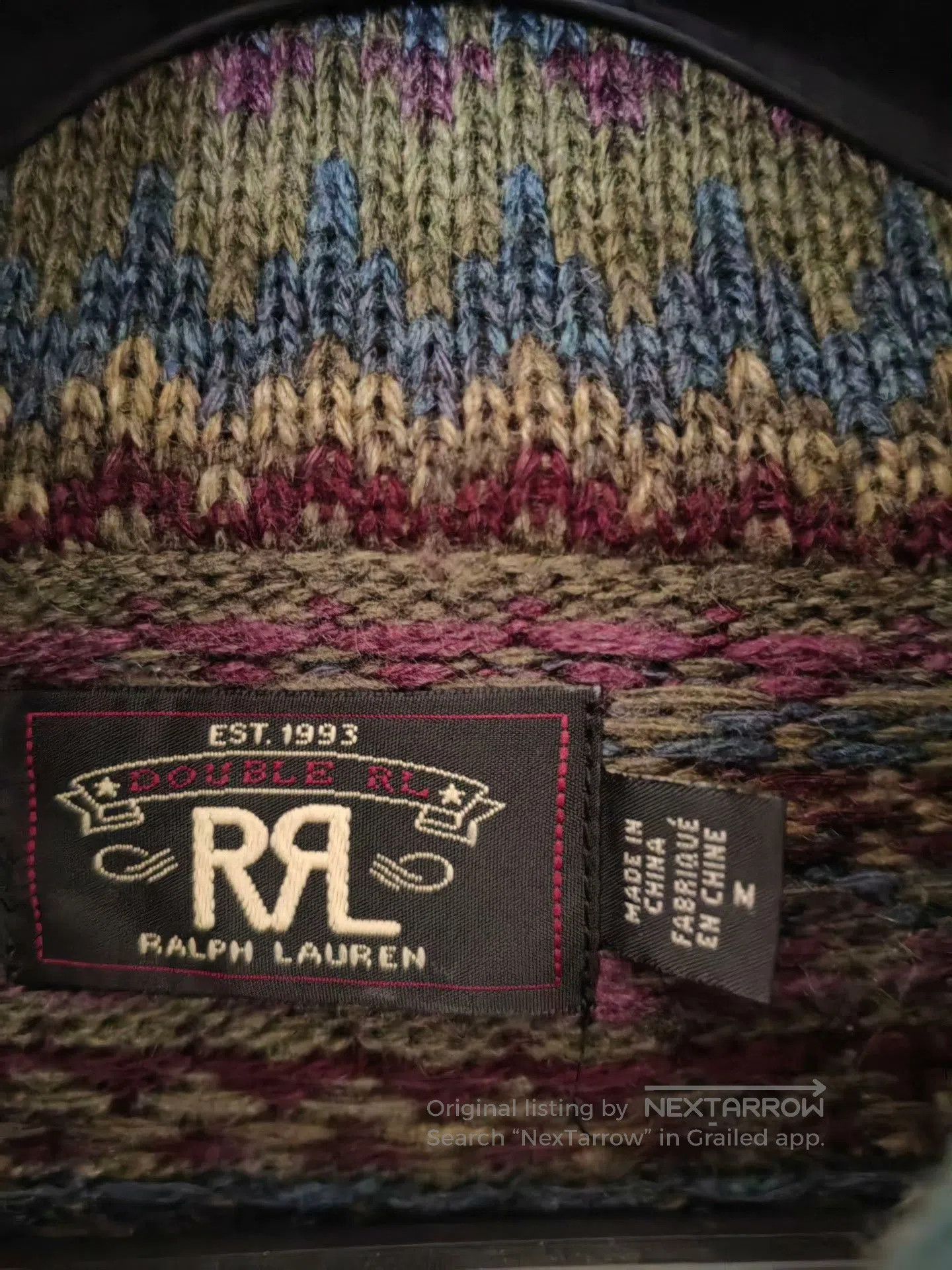 RRL Ralph Lauren RRL 50th Anniversary Fair Isle Cardigan. Size US M / EU 48-50 / 2 - 4 Thumbnail