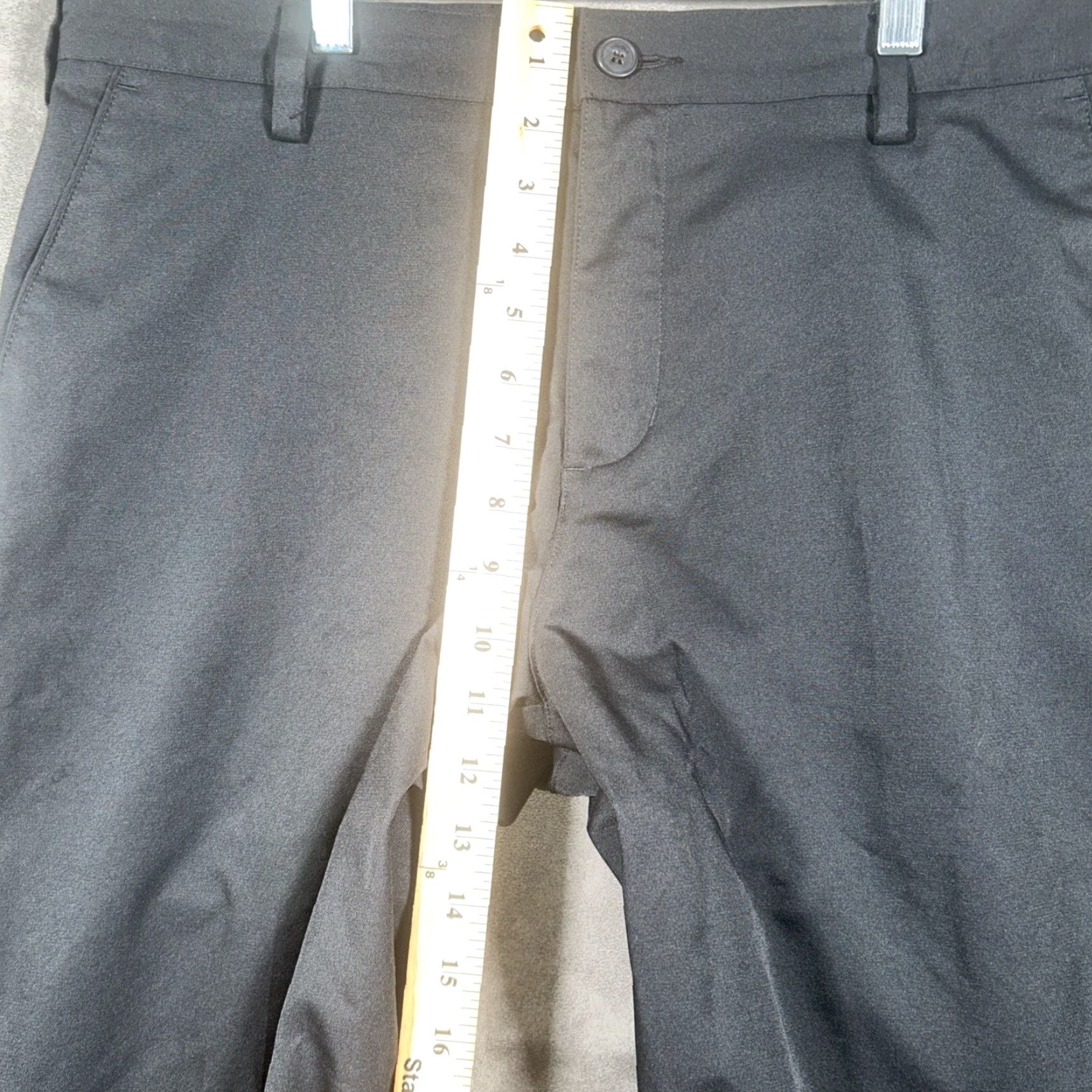 Adidas Adidas Mens Pants Black 34x32 Hybrid Golf Performance Straight Slash Pockets Size US 34 / EU 50 - 5 Thumbnail
