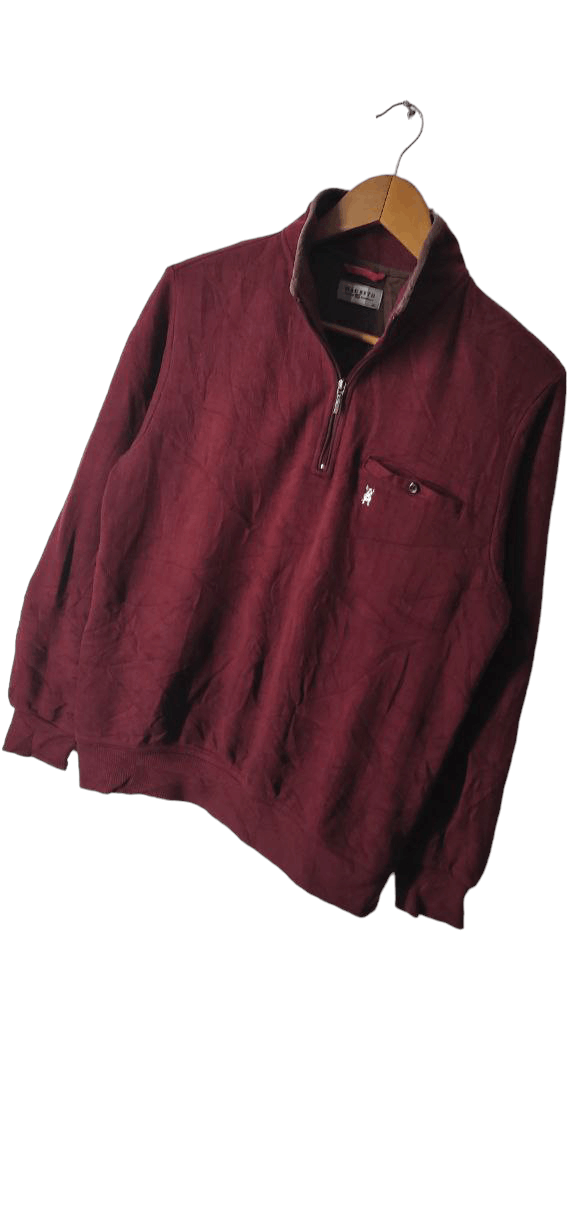 Macbeth MACBETH JEANS COMPANY SKATE HALF ZIPPER PULLOVER JACKET Size US M / EU 48-50 / 2 - 4 Thumbnail