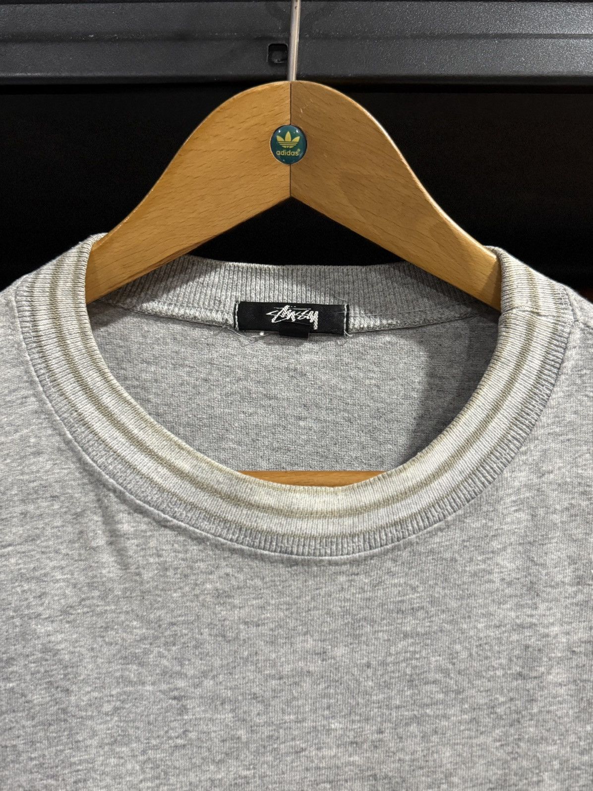 Stussy Vintage 80s Stussy Tom Tom Pocket Embroidery Logo Faded Tee Size US XXL / EU 58 / 5 - 3 Thumbnail