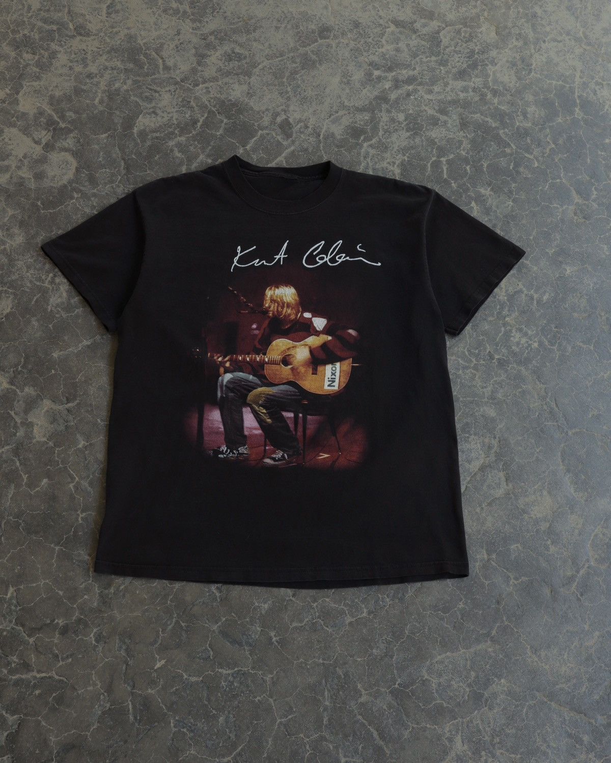 Nirvana 90s Kurt Cobain Nirvana Guitar MTV Sweater Future Black Tee Size US L / EU 52-54 / 3 - 2 Thumbnail