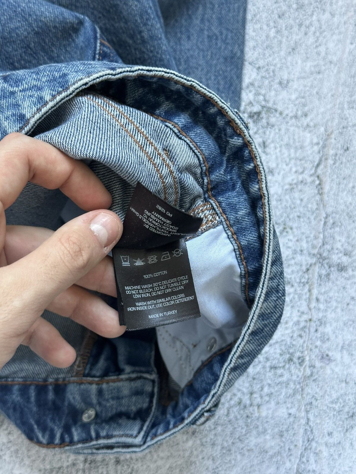 Karl Kani Karl Kani Baggy Denim Blue Jeans Big Logo Y2K Fit Size US 36 / EU 52 - 15 Thumbnail