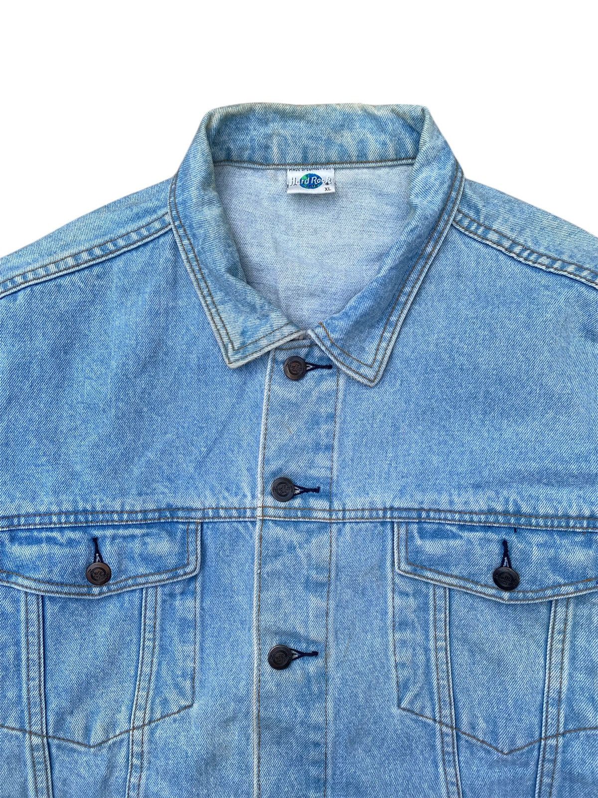 Hard Rock Cafe Vintage Hardrock Cafe Beijing Denim Jacket Size US XL / EU 56 / 4 - 4 Thumbnail
