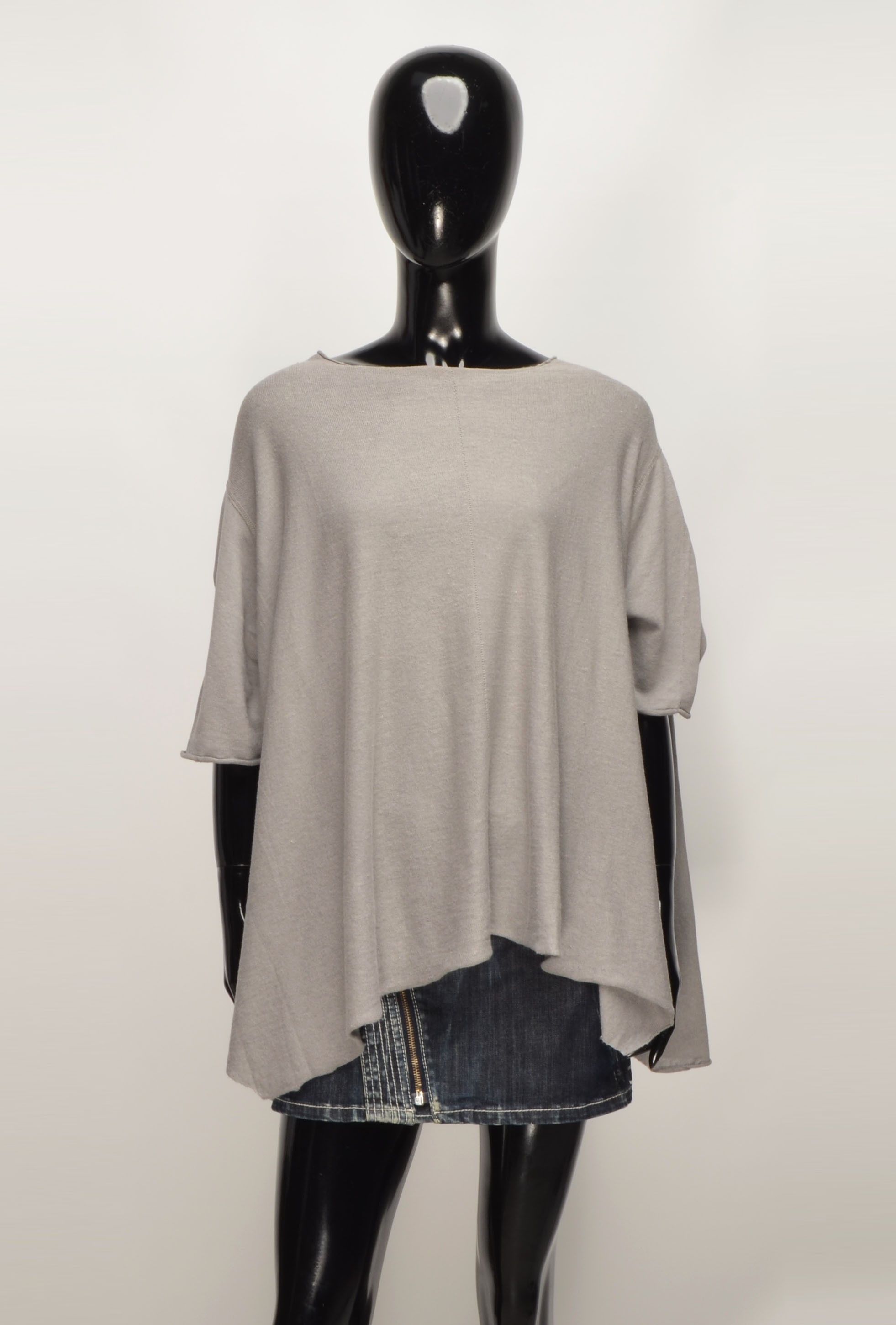 hannes roether Hannes Roether Avant Garde Oversized Linen Blend Top Size S / US 4 / IT 40 - 1 Thumbnail