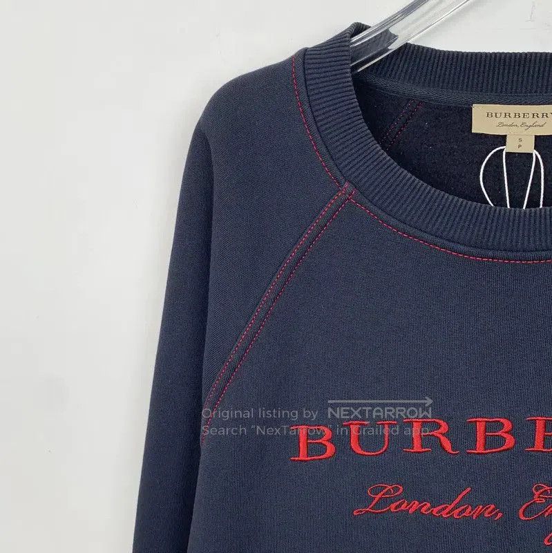 Burberry Burberry Navy Cotton Women's Sweatshirt. Size S / US 4 / IT 40 - 3 Thumbnail