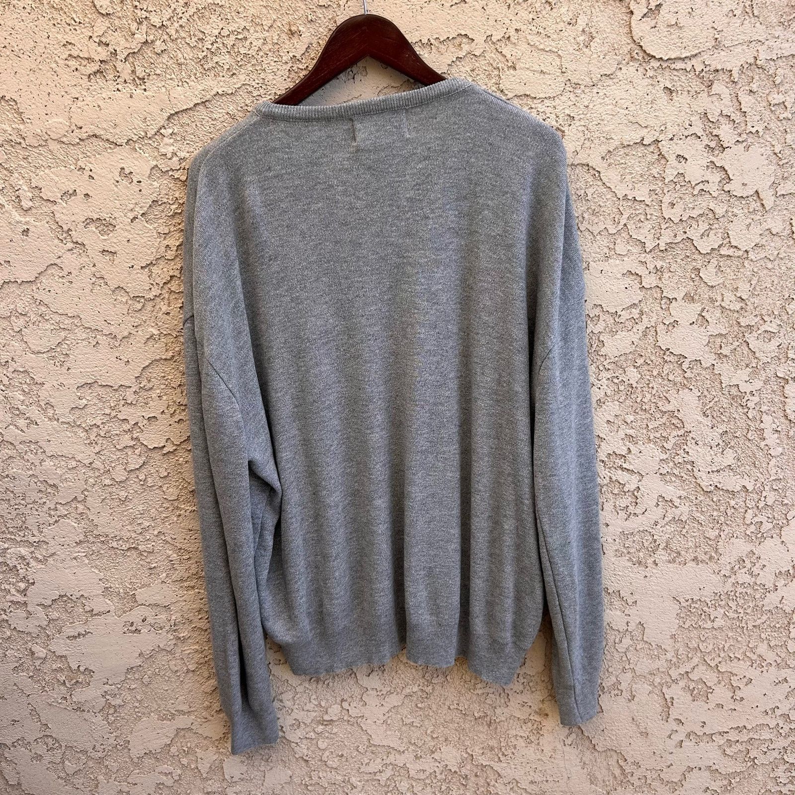 London Fog Vintage London Fog V-neck Sweater Size 3X Size US XXL / EU 58 / 5 - 2 Thumbnail