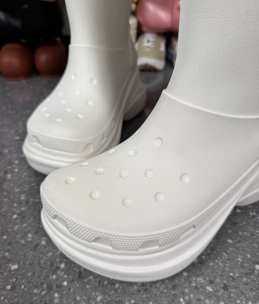 Balenciaga Balenciaga Cross High-Top Rain Boots White Size US 7 / EU 40 - 5 Thumbnail