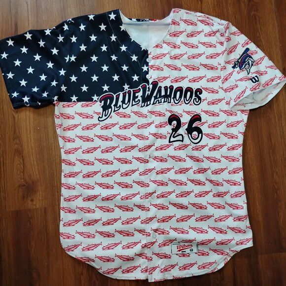 Wilson Wilson Pensacola Blue Wahoos Papi Pala Jersey Autographed Size US XL / EU 56 / 4 - 2 Thumbnail