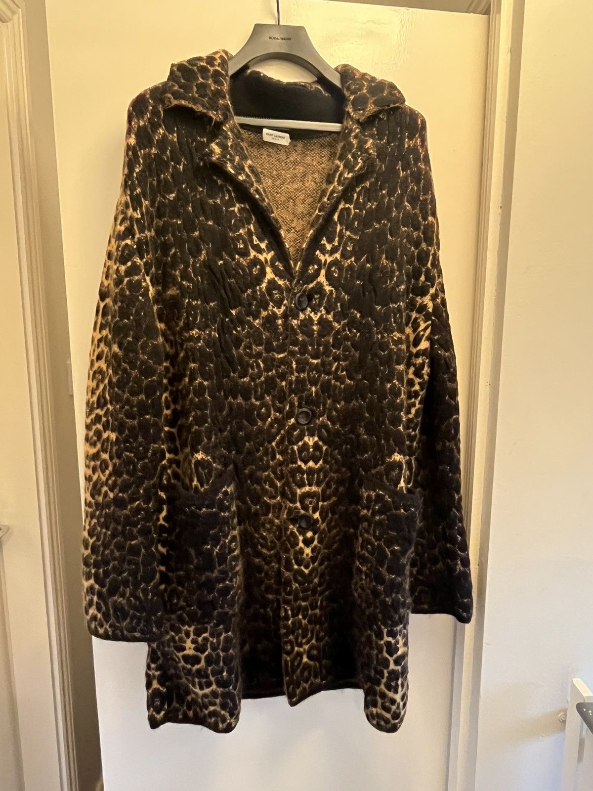 Saint Laurent Paris Saint Laurent Oversized Mohair Leopard coat Size US M / EU 48-50 / 2 - 1 Thumbnail