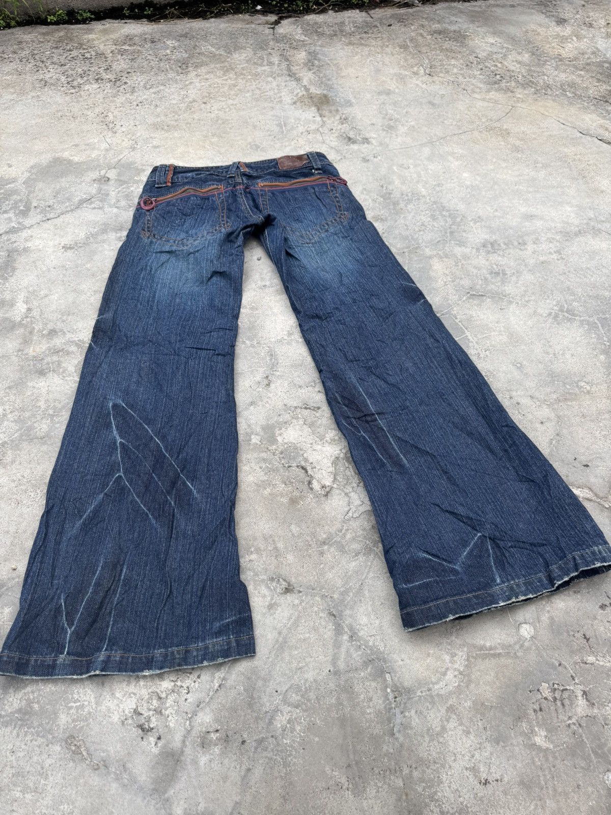 Japanese Brand 💥Rare💥 Et boite made in nippon baggy flare/wideleg denim Size 32" / US 10 / IT 46 - 8 Thumbnail