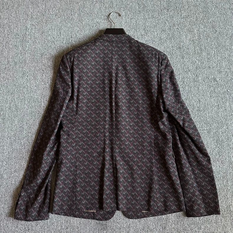 Dior Dior Houndstooth full print suit 2502-Nextarrow Size 48R - 4 Thumbnail