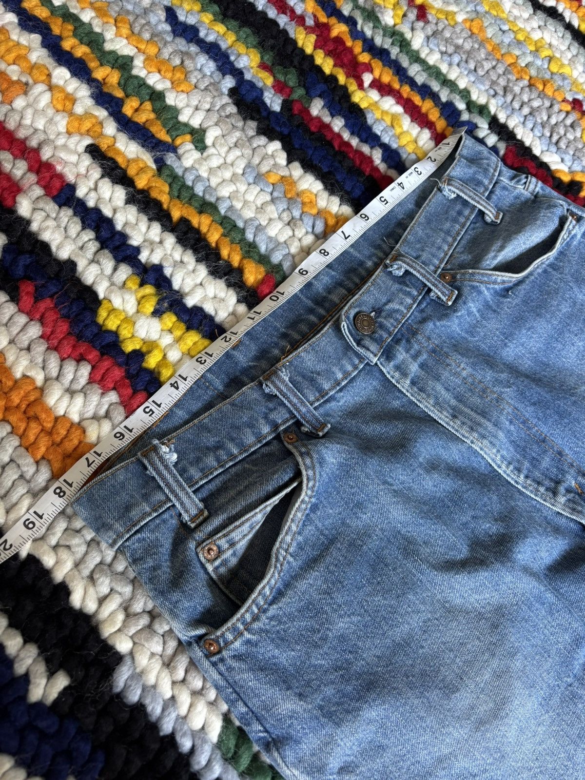Levi's Vintage Clothing Vintage Levis Flared Orange Tab Denim Size US 36 / EU 52 - 7 Thumbnail