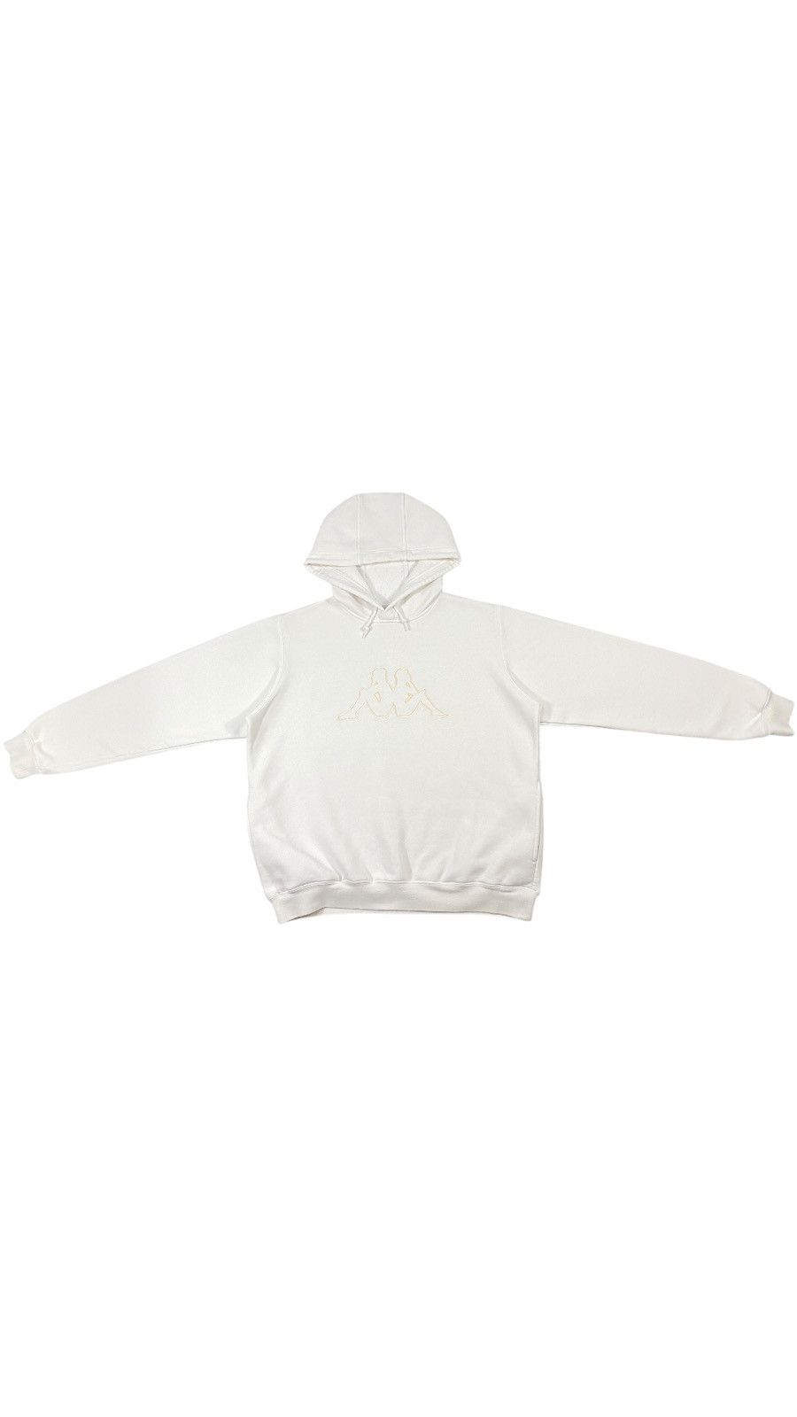 Kappa LASTDROP🔥 Vintage Y2K Kappa Big Logo Embroidery White Hoodie Size US M / EU 48-50 / 2 - 3 Thumbnail