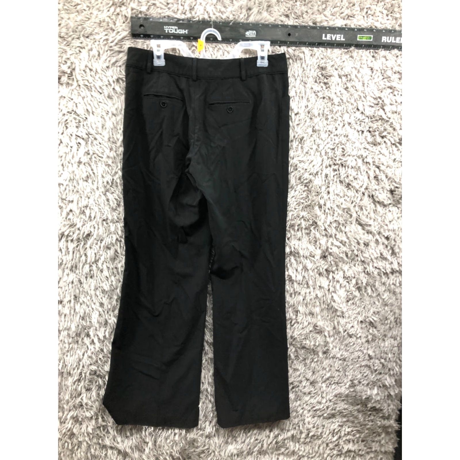 White House Black Market White House Black Market Black Pants Size 6 Womens Mid Rise Wide-Leg Slack Pants Size 28" / US 6 / IT 42 - 5 Thumbnail