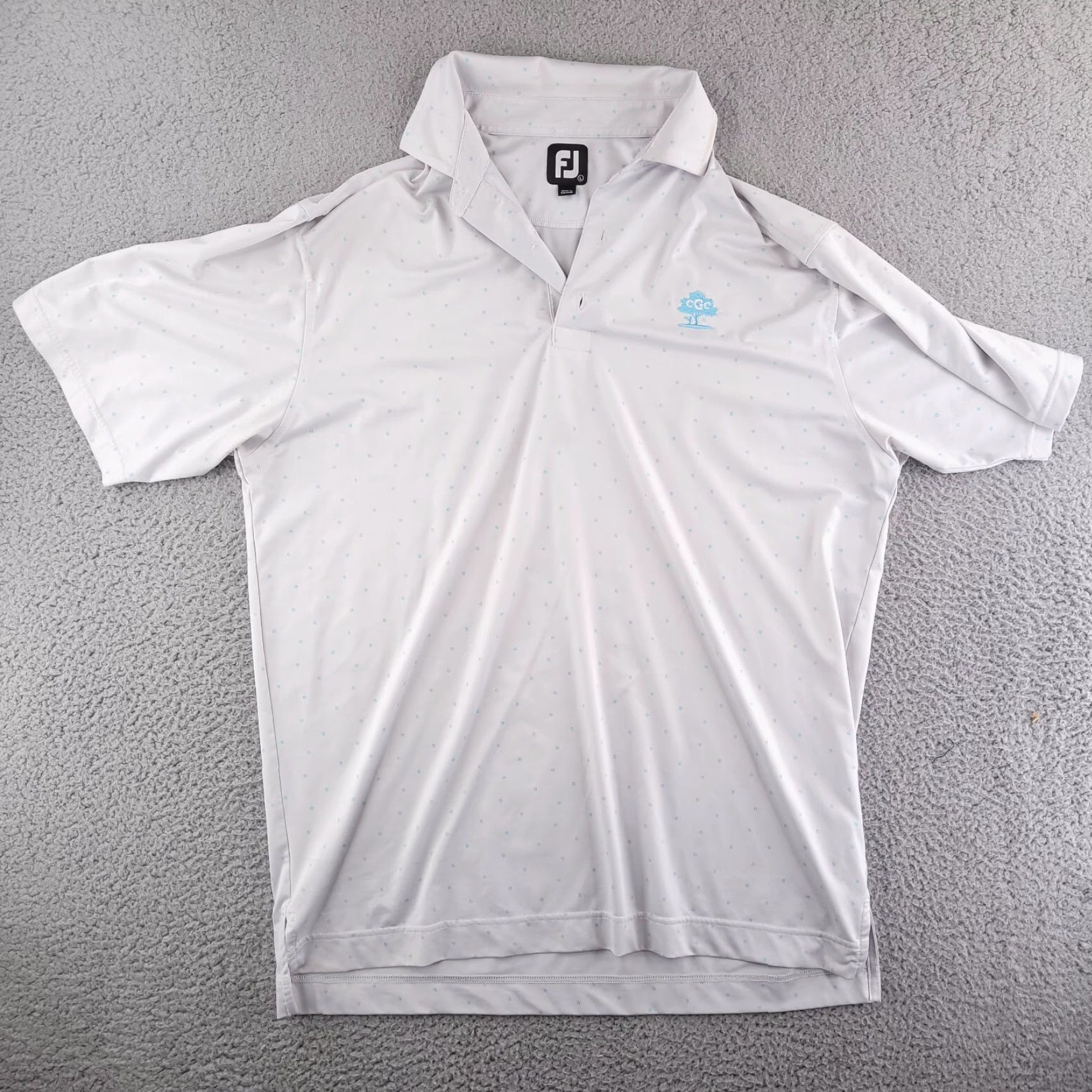 Footjoy Footjoy Polo Shirt Mens Large Gray Golf Polo Short Sleeve Performance Size US L / EU 52-54 / 3 - 2 Thumbnail