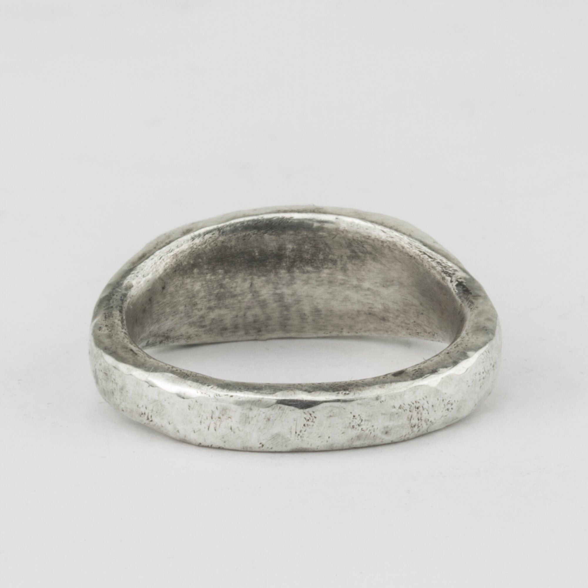 Henson Henson Black Diamond 925 Signet Ring Size ONE SIZE - 13 Thumbnail