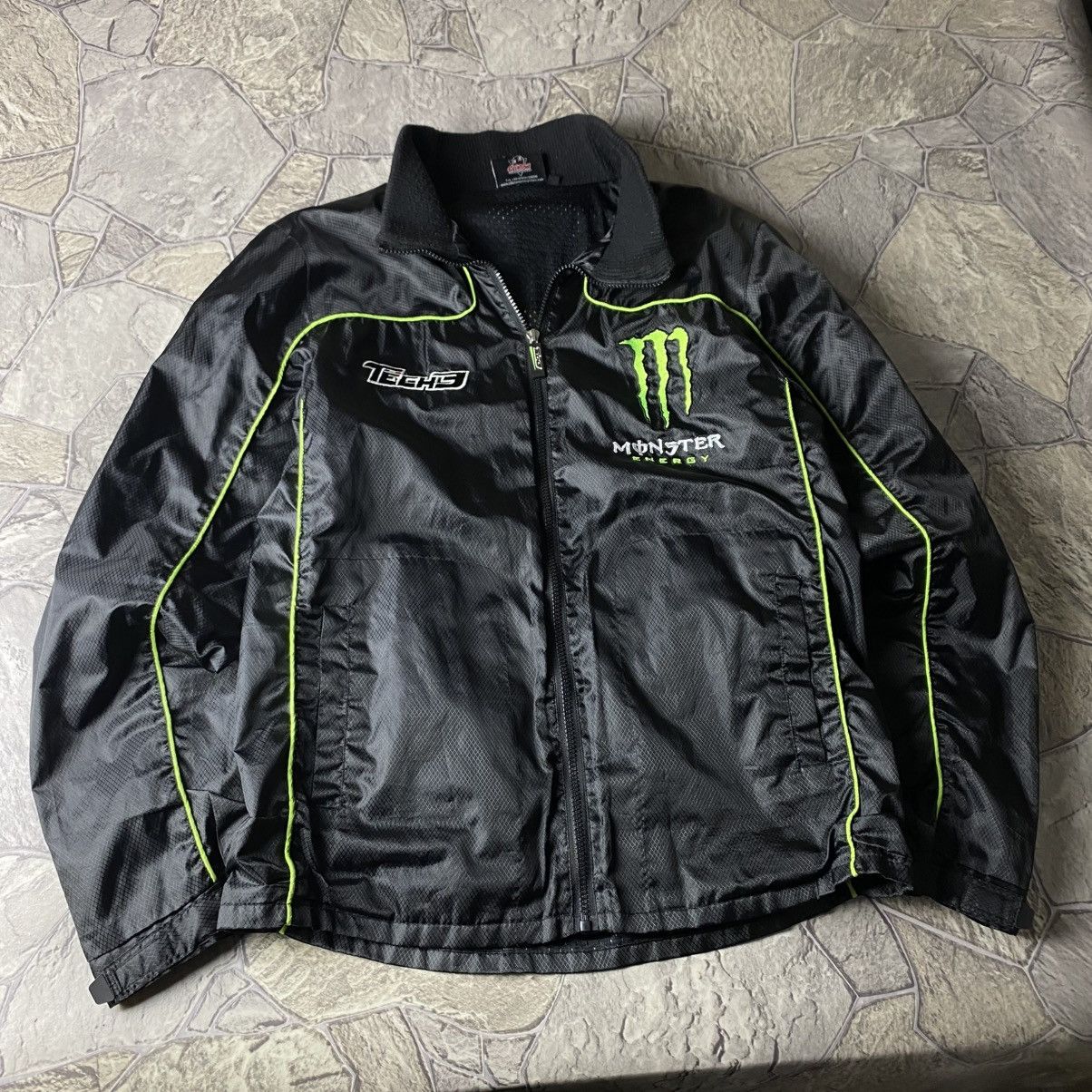 Other Vintage Monster Energy Racing Jacket Moto Bomber Size US L / EU 52-54 / 3 - 1 Thumbnail