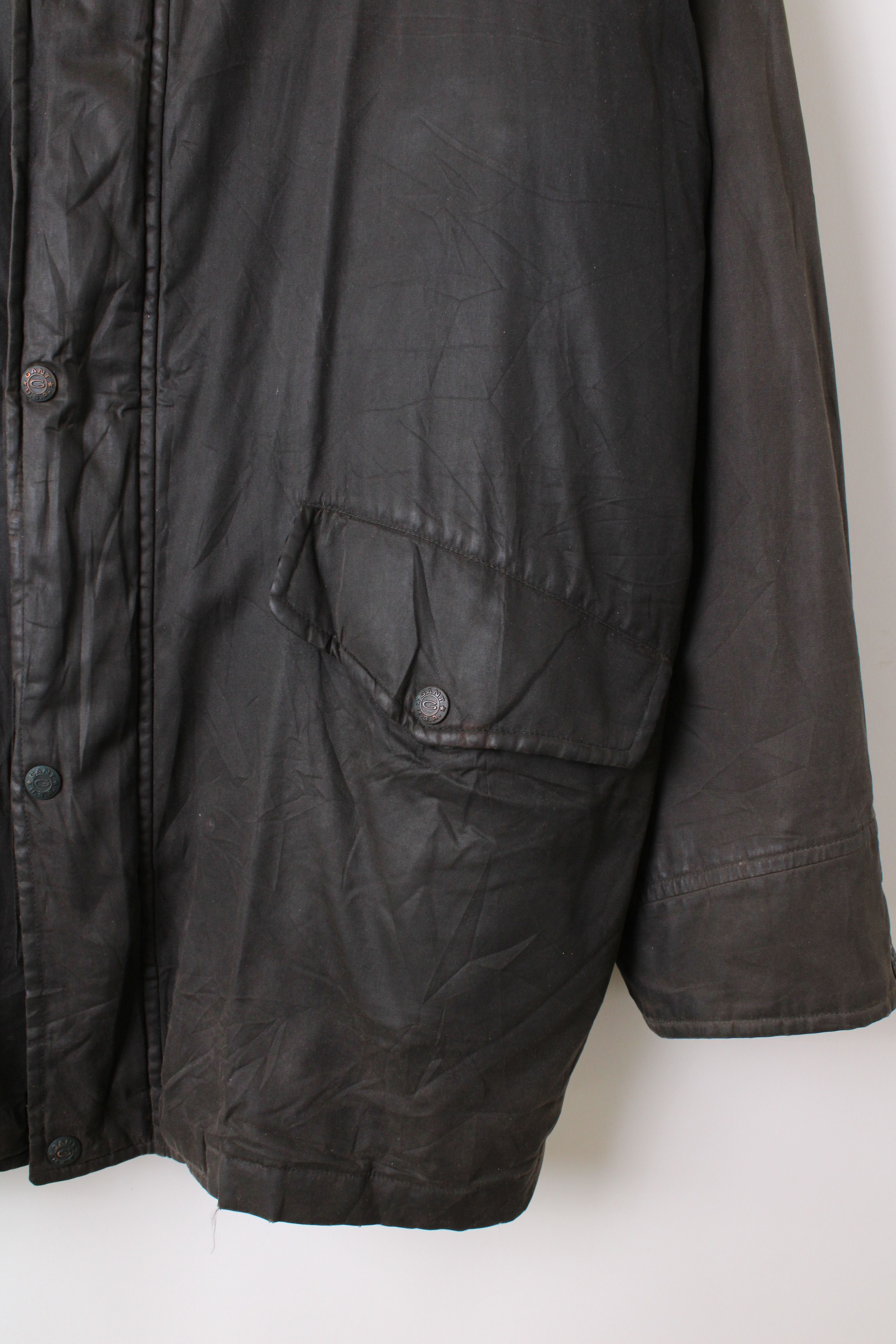 Gant Gant Vintage Waxed Jacket Black XXL Size US XXL / EU 58 / 5 - 3 Thumbnail