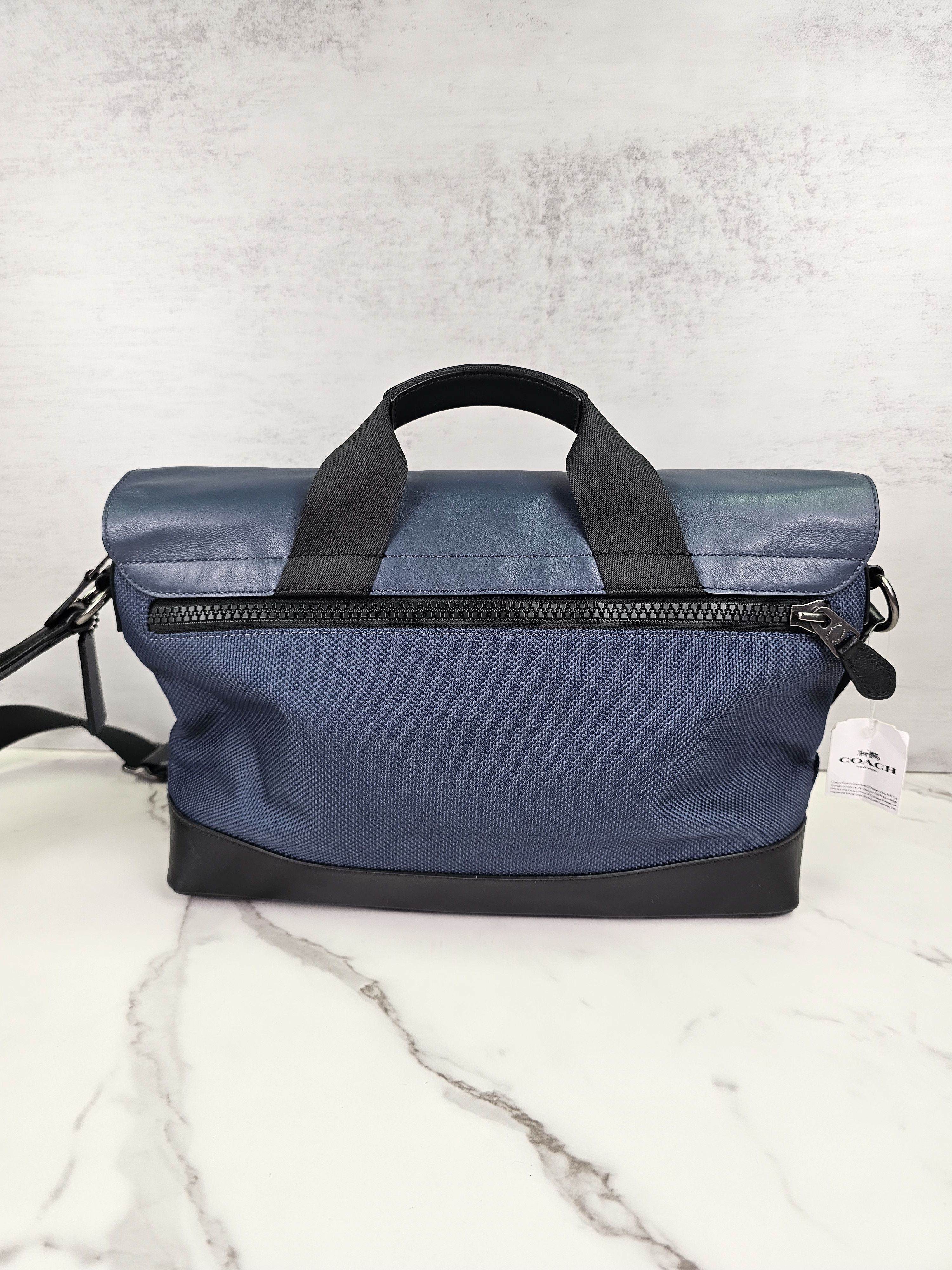 Coach Coach Blue Terrain Bike Crossbody Bag Size ONE SIZE - 8 Thumbnail