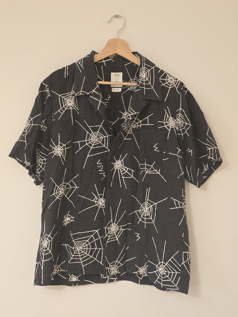 Visvim Silk Spiderweb Shirt - DMC99 Size US L / EU 52-54 / 3 - 1 Thumbnail