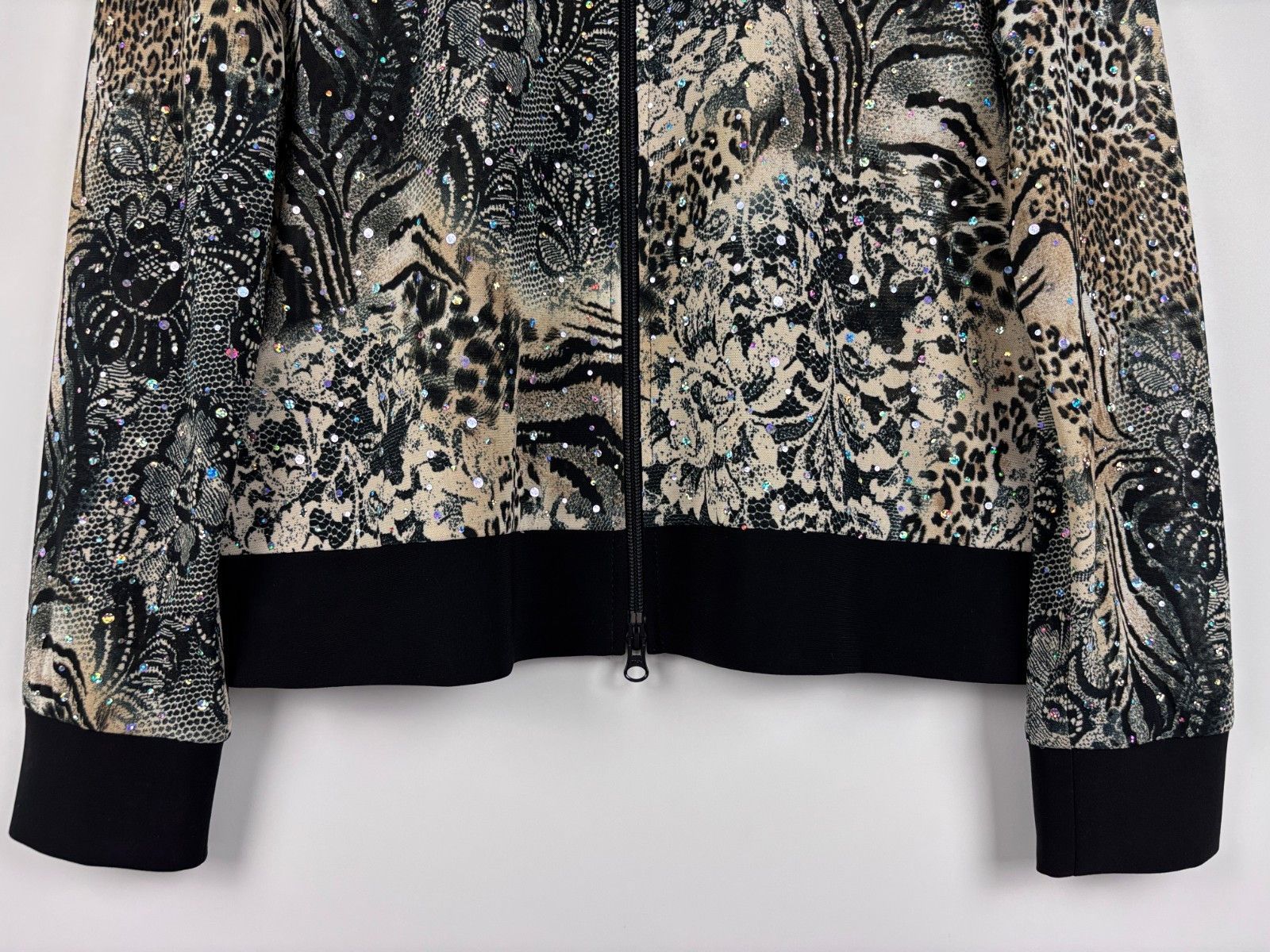 Joseph Ribkoff Joseph Ribkoff Animal Print Floral Zip Jacket US 12 Size XL / US 12-14 / IT 48-50 - 3 Thumbnail