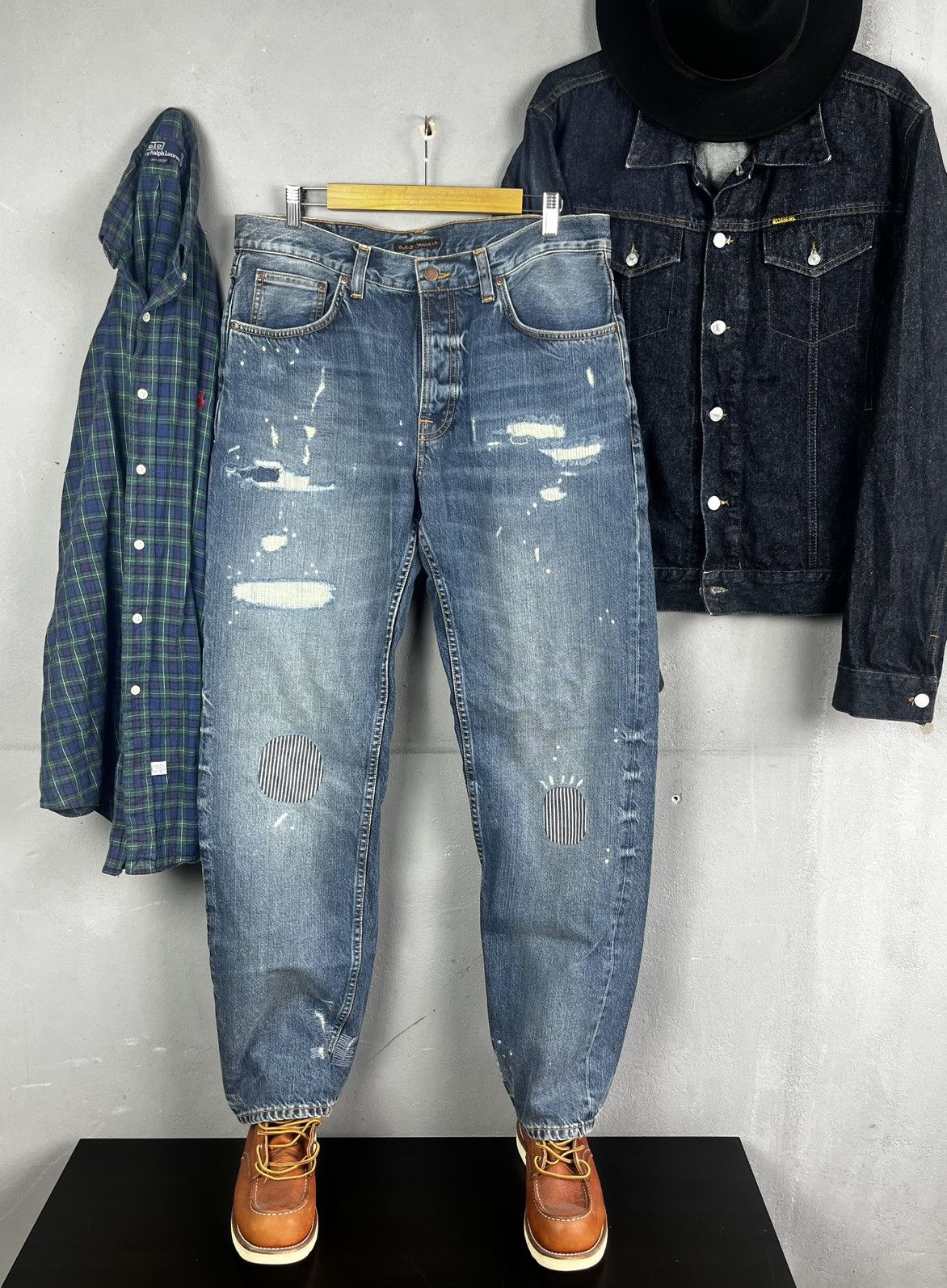 Nudie Jeans Nudie Jeans co denim distressed pants Size US 34 / EU 50 - 2 Thumbnail