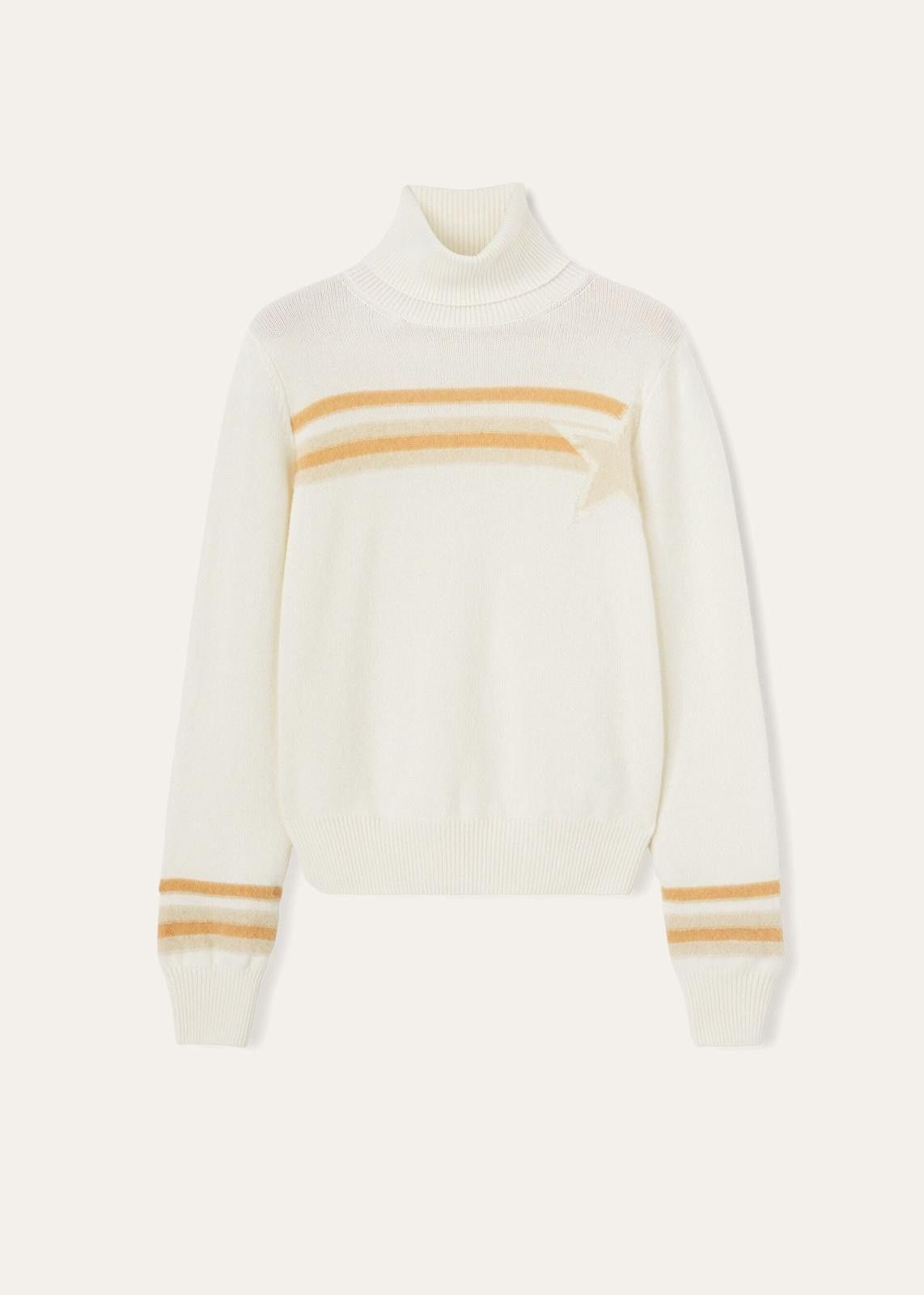 o1srvl11e0125 Celerina Turtleneck Sweater in Multicolor