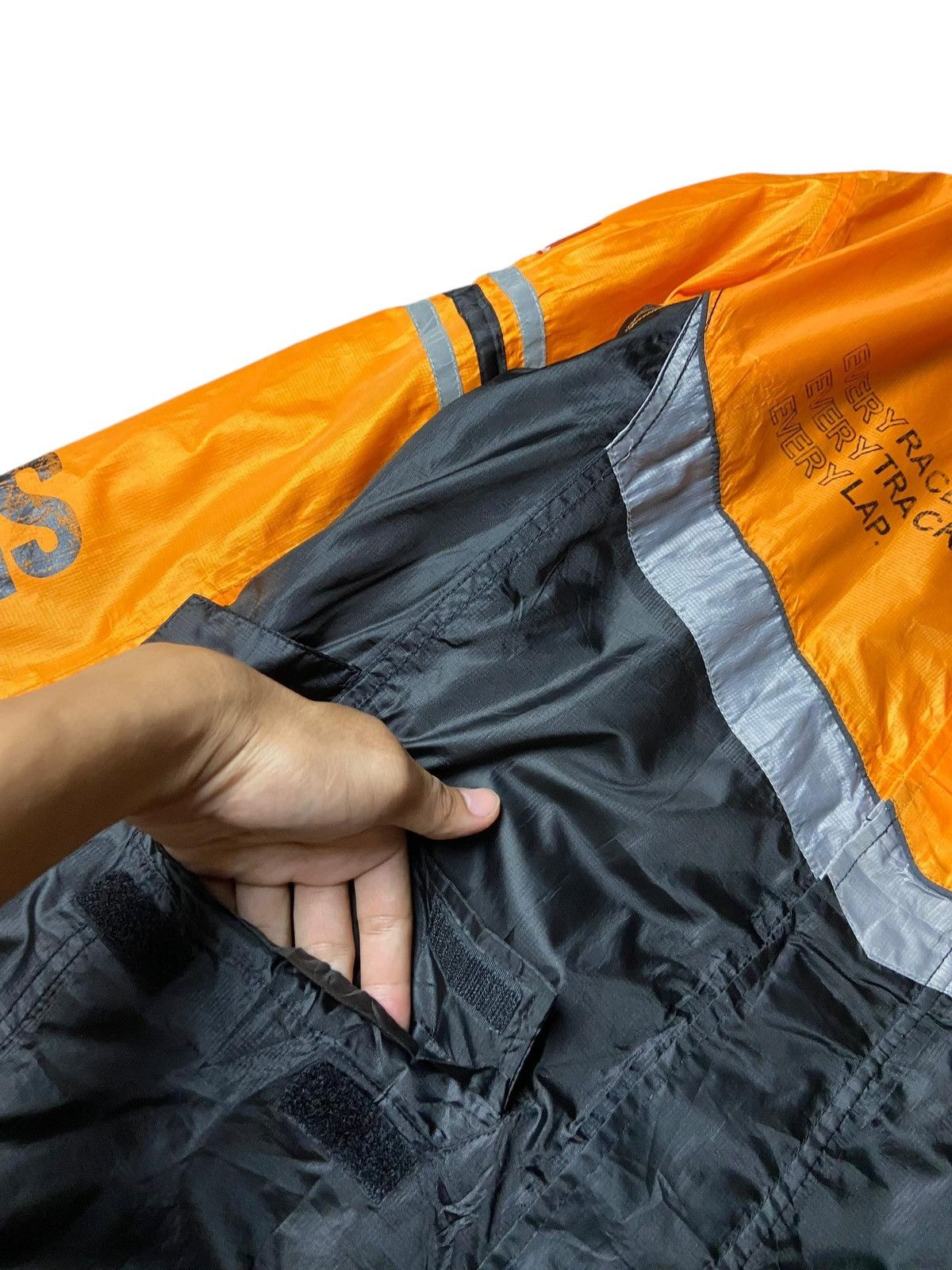 Japanese Brand Simpson Color Block Racing Windbreaker Jacket (161) Size US L / EU 52-54 / 3 - 3 Thumbnail