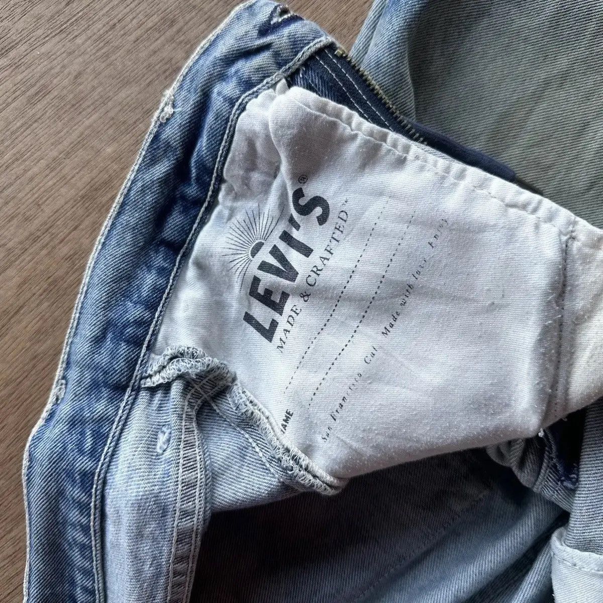 Levi's Made & Crafted LEVI’S MADE & CRAFT DENIM DOUBLE KNEE RIPPED WORK WEAR PANTS Size US 30 / EU 46 - 13 Thumbnail