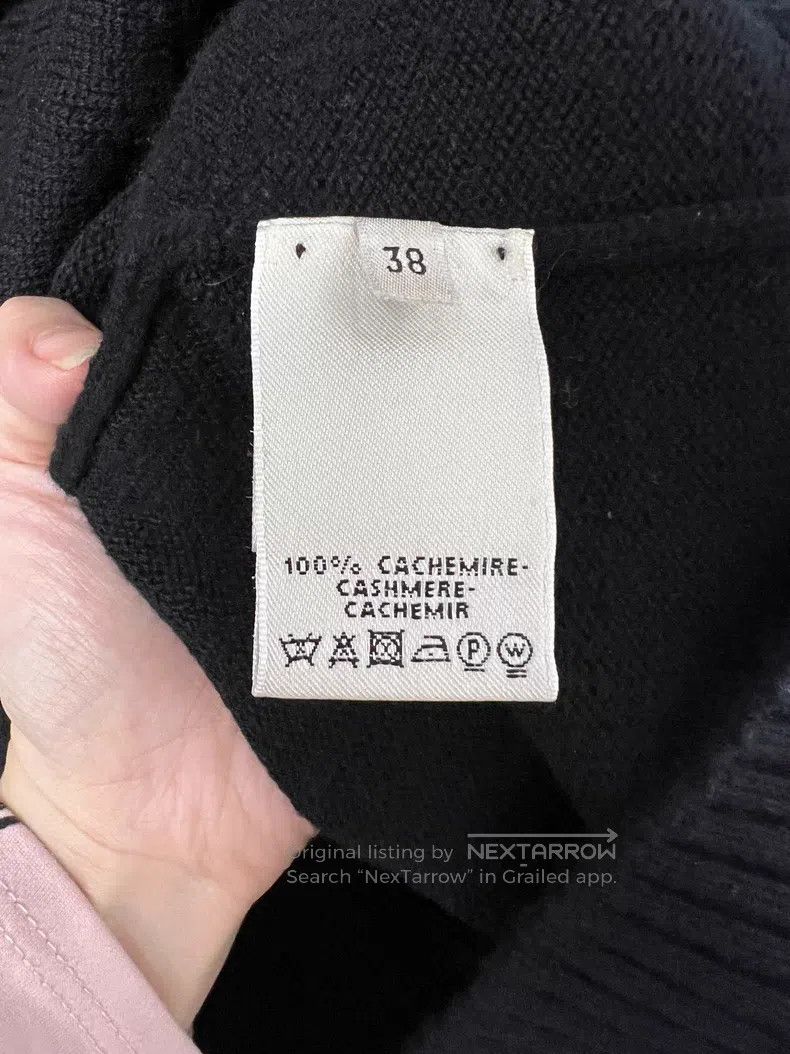 Hermes Hermes Black Cashmere Dress Size XS / US 0-2 / IT 36-38 - 4 Thumbnail