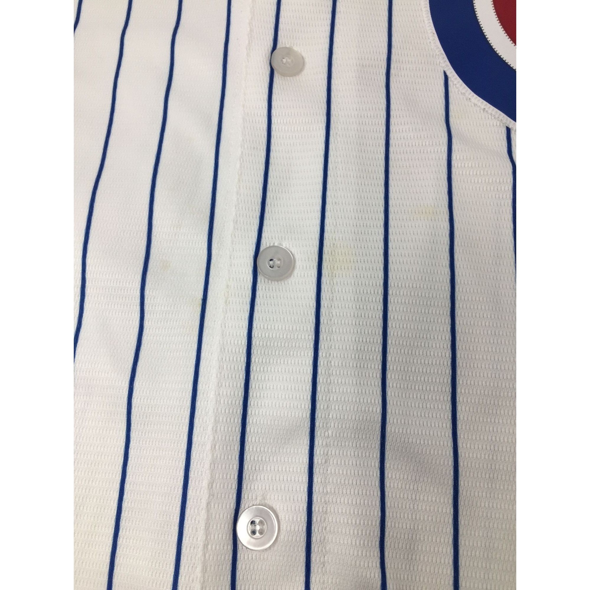 Other Vintage Chicago Cubs Kris Bryant #17 White and Blue Striped Size US XXL / EU 58 / 5 - 9 Thumbnail