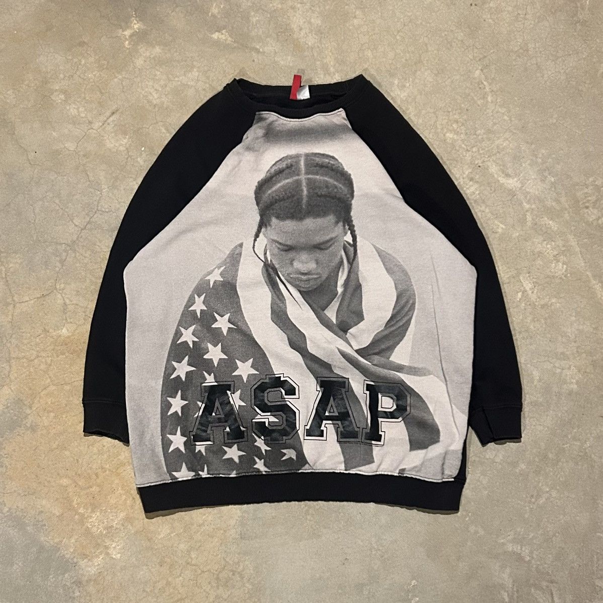 A$AP Rocky × H&M A$AP Rocky x H&M Long Live ASAP 2013 Tour Raglan Crewneck Size US L / EU 52-54 / 3 - 1 Thumbnail