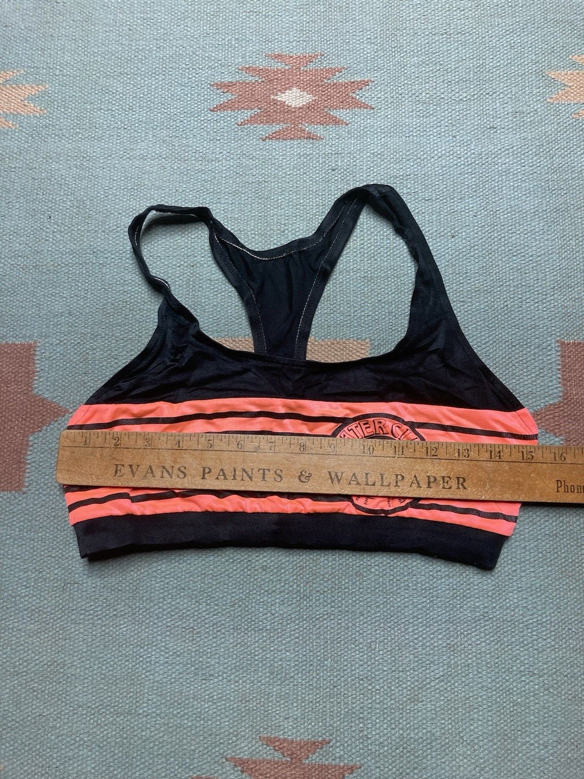 Vintage 80s women’s bathing suit top swimsuit water club surf team Size M / US 6-8 / IT 42-44 - 3 Thumbnail