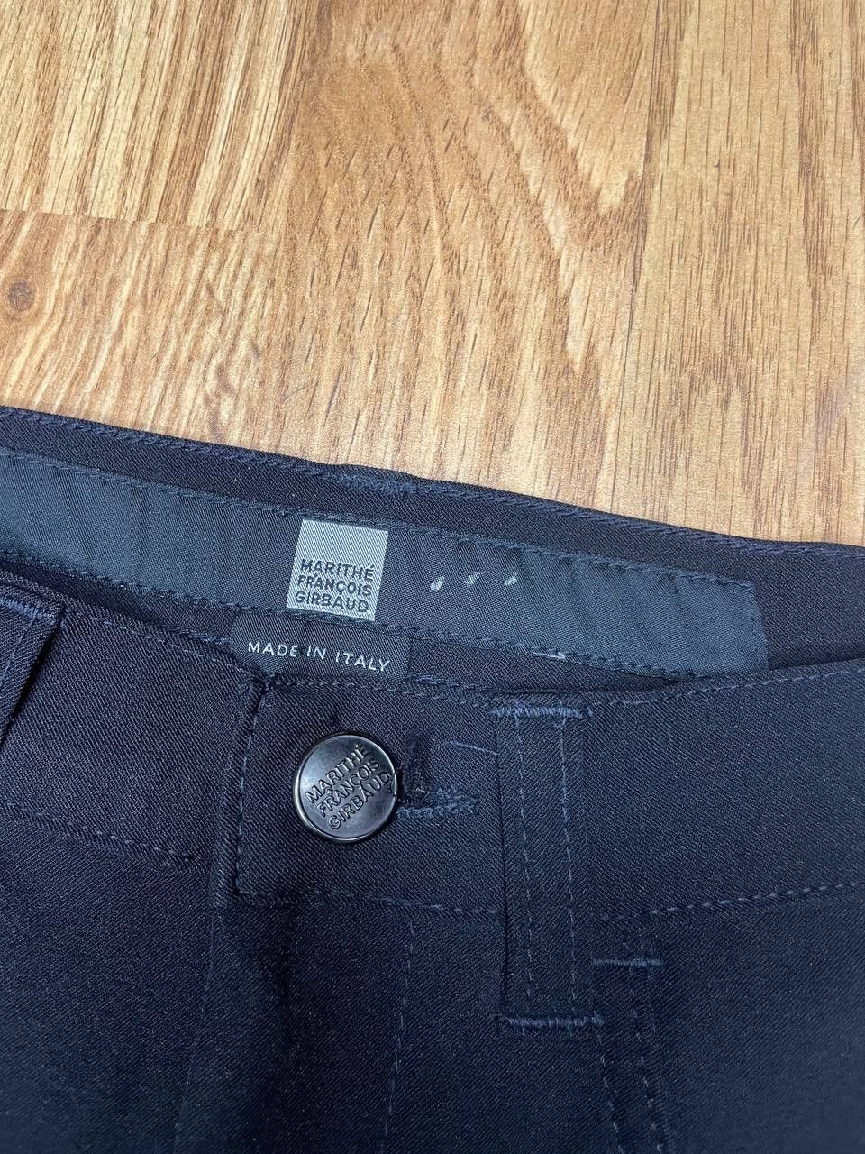 Marithe + Francois Girbaud Marithe Francois Girbaud Black Trousers Size 27" / US 4 / IT 40 - 2 Thumbnail