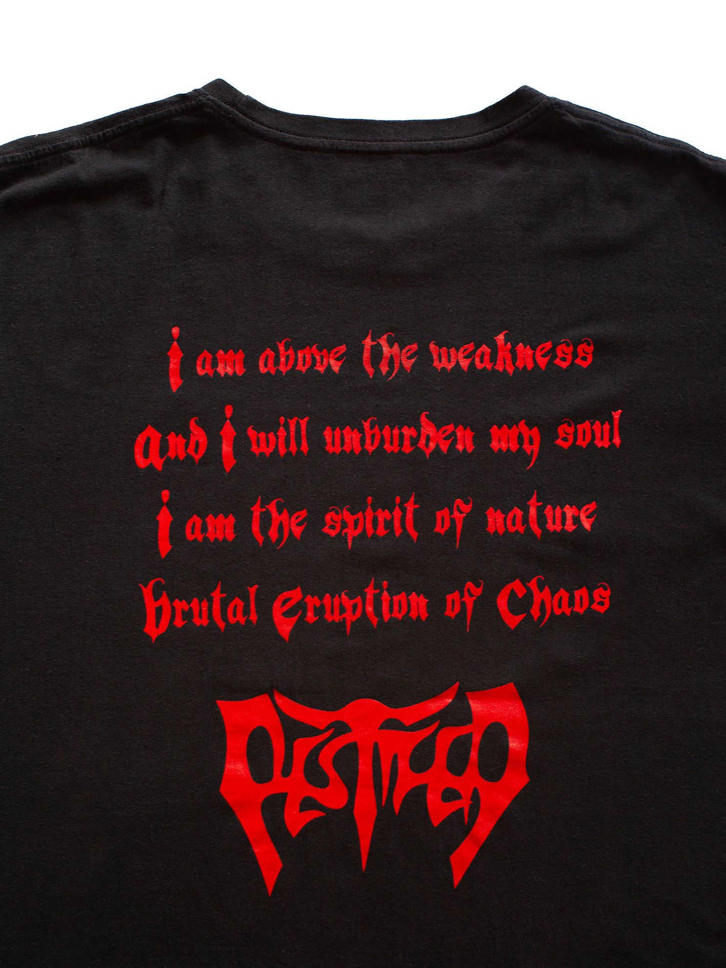 Band Tees Pestifer Portuguese Death Metal Band Logo T-Shirt Size US XL / EU 56 / 4 - 5 Thumbnail