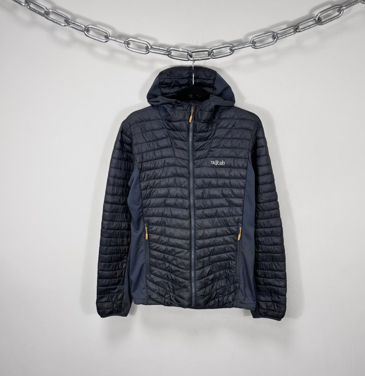 Rab Rab Cirrus Flex Hoody Puffer Jacket Men’s Grey Lightweight Size US S / EU 44-46 / 1 - 1 Thumbnail