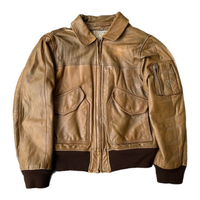 Vintage Vintage 80’s Type G-1 Flight Leather Jacket | Grailed