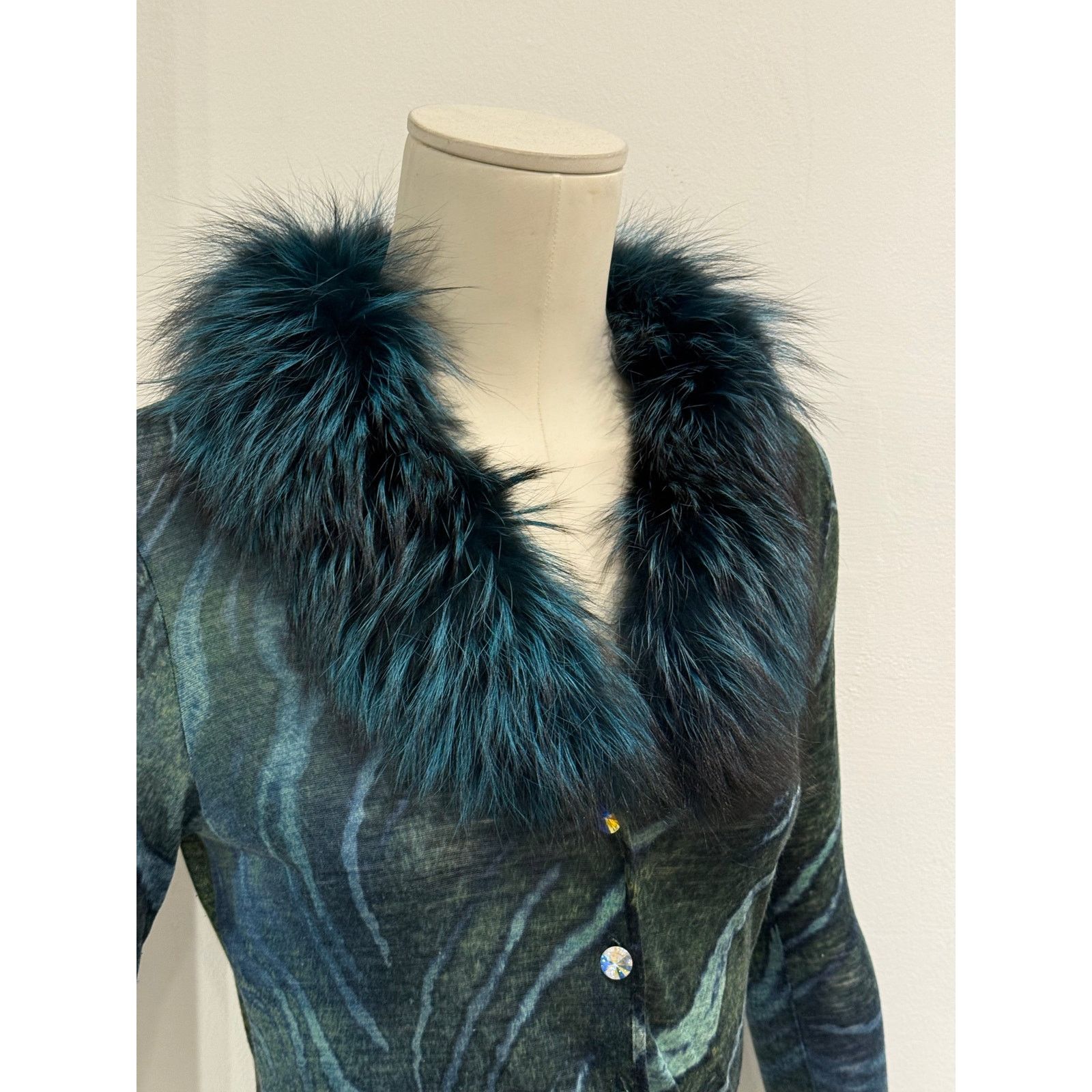 Roberto Cavalli 2000s Cavalli fox fur animalier print set Size M / US 6-8 / IT 42-44 - 9 Thumbnail