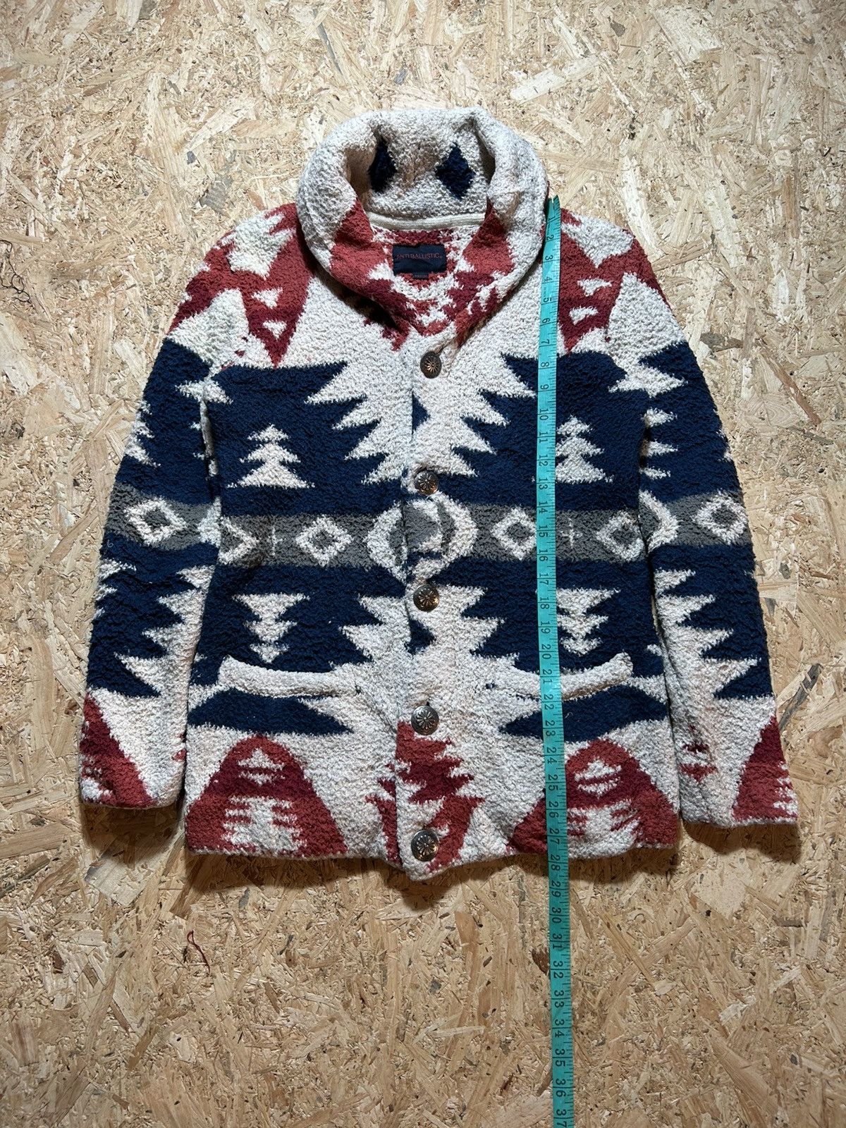 Japanese Brand Anti Ballistic Navajo Aztec Chimayo Fleece Size US M / EU 48-50 / 2 - 12 Thumbnail