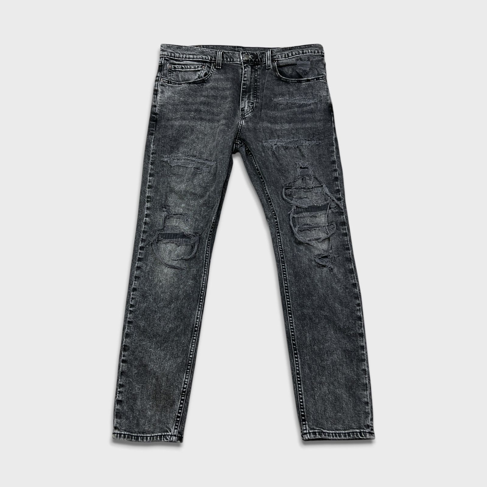 Levi's × Vintage Levi's 512 Jeans 34x30 Slim Taper Leg Distressed Stretch Size US 34 / EU 50 - 1 Thumbnail