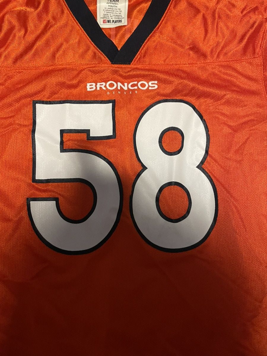 NFL × Vintage Denver Broncos Miller 58 jersey Size US S / EU 44-46 / 1 - 2 Thumbnail
