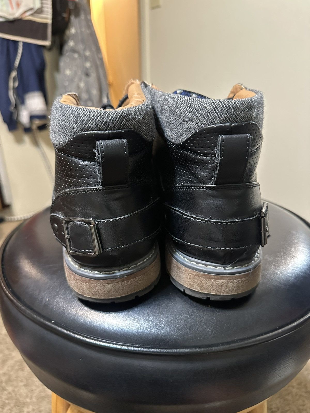 Steve Madden Vintage Steve Madden “triple black” boots 00s size 11.5 Size US 11.5 / EU 44-45 - 4 Thumbnail